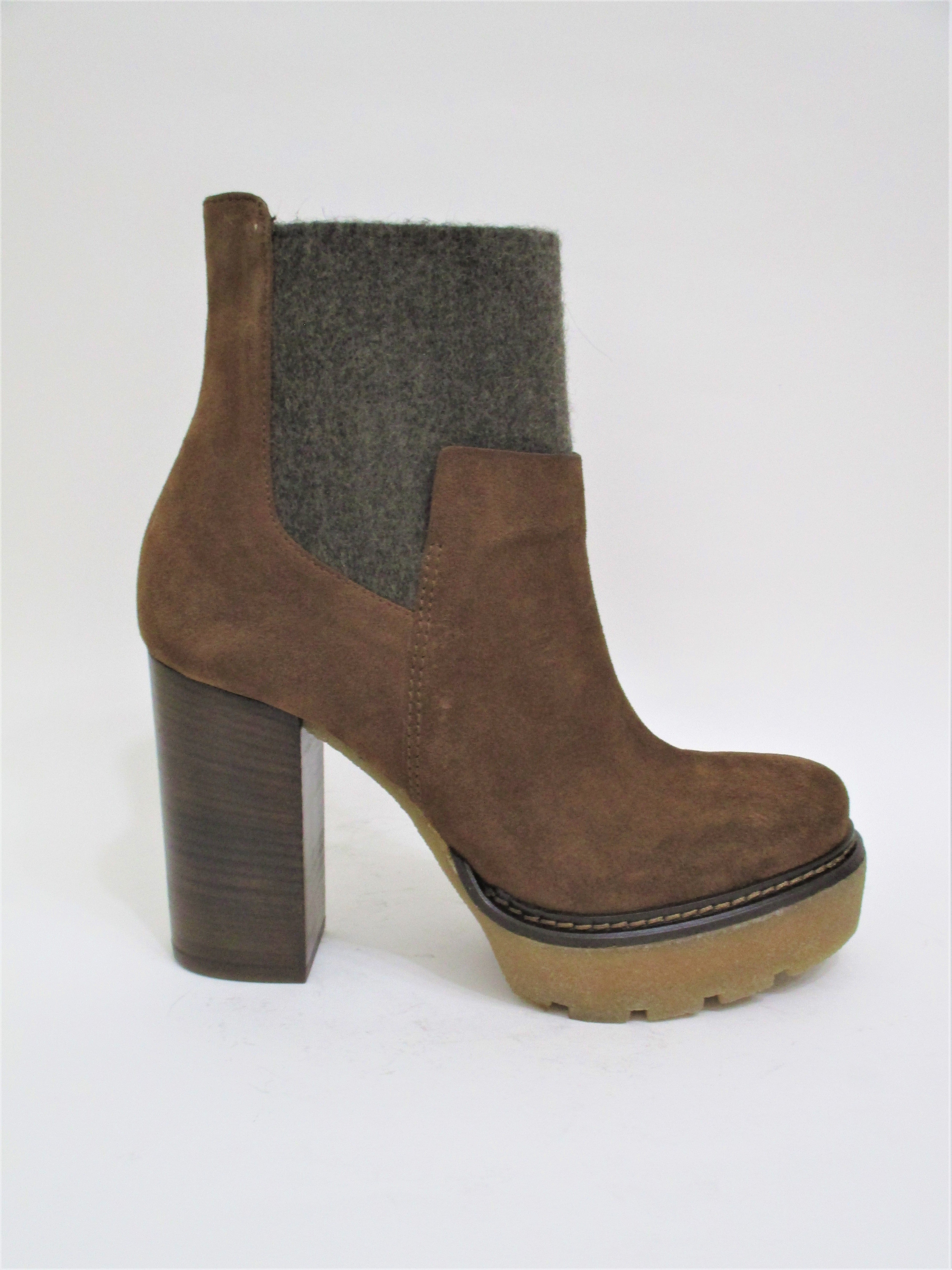 Tronchetto pelle donna VIC MATIè IT6968D cognac