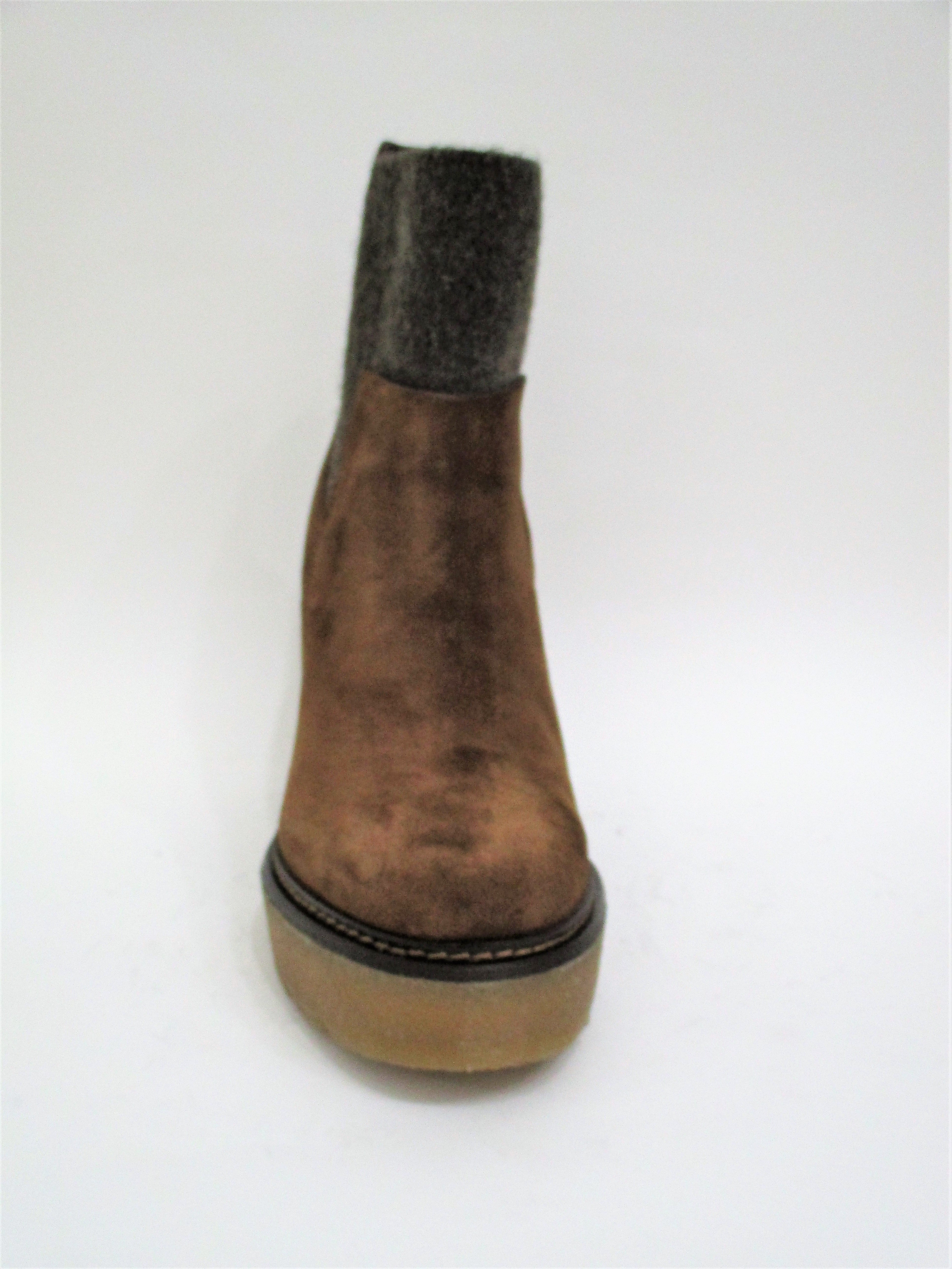 Tronchetto pelle donna VIC MATIè IT6968D cognac