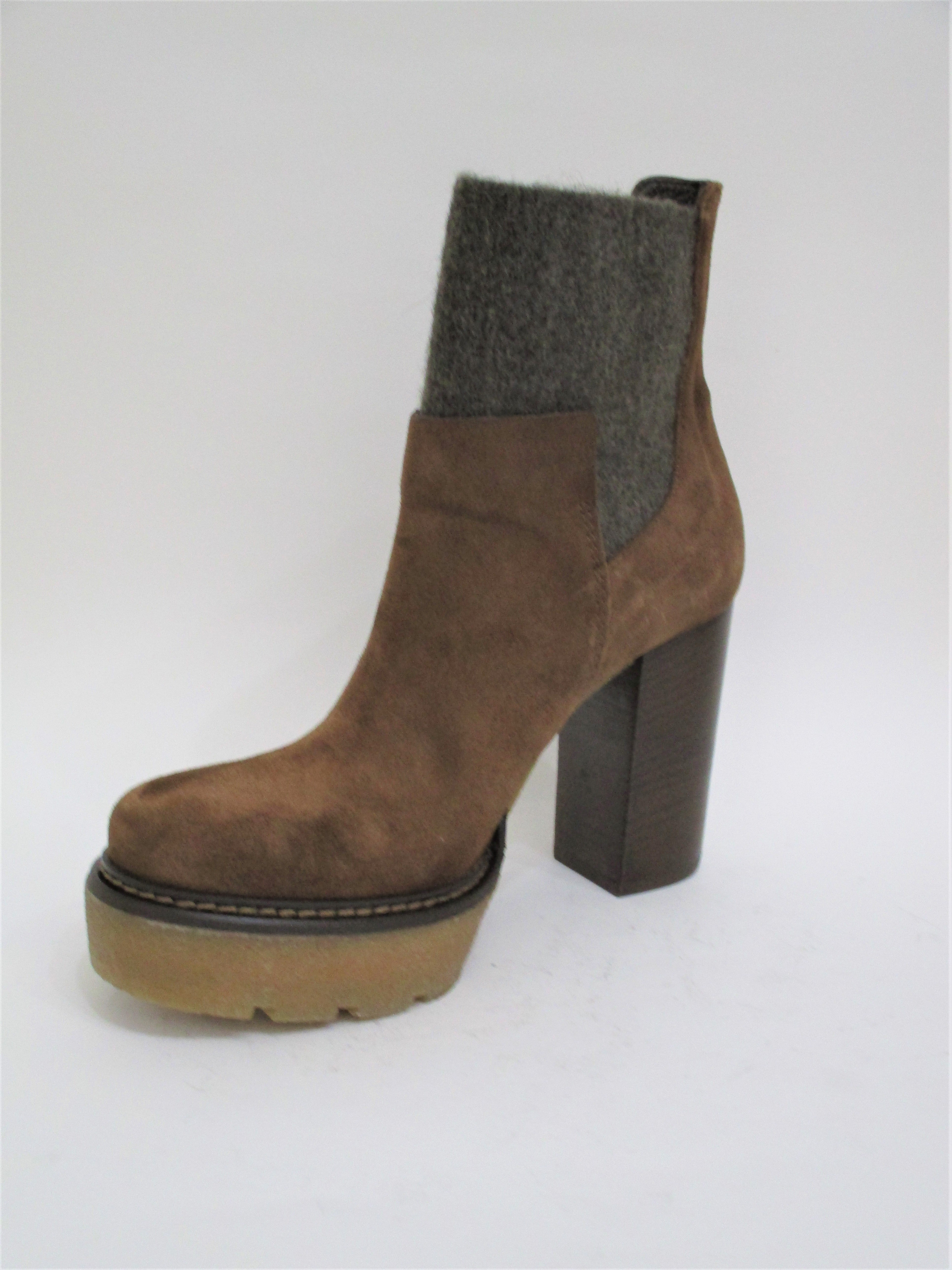 Tronchetto pelle donna VIC MATIè IT6968D cognac
