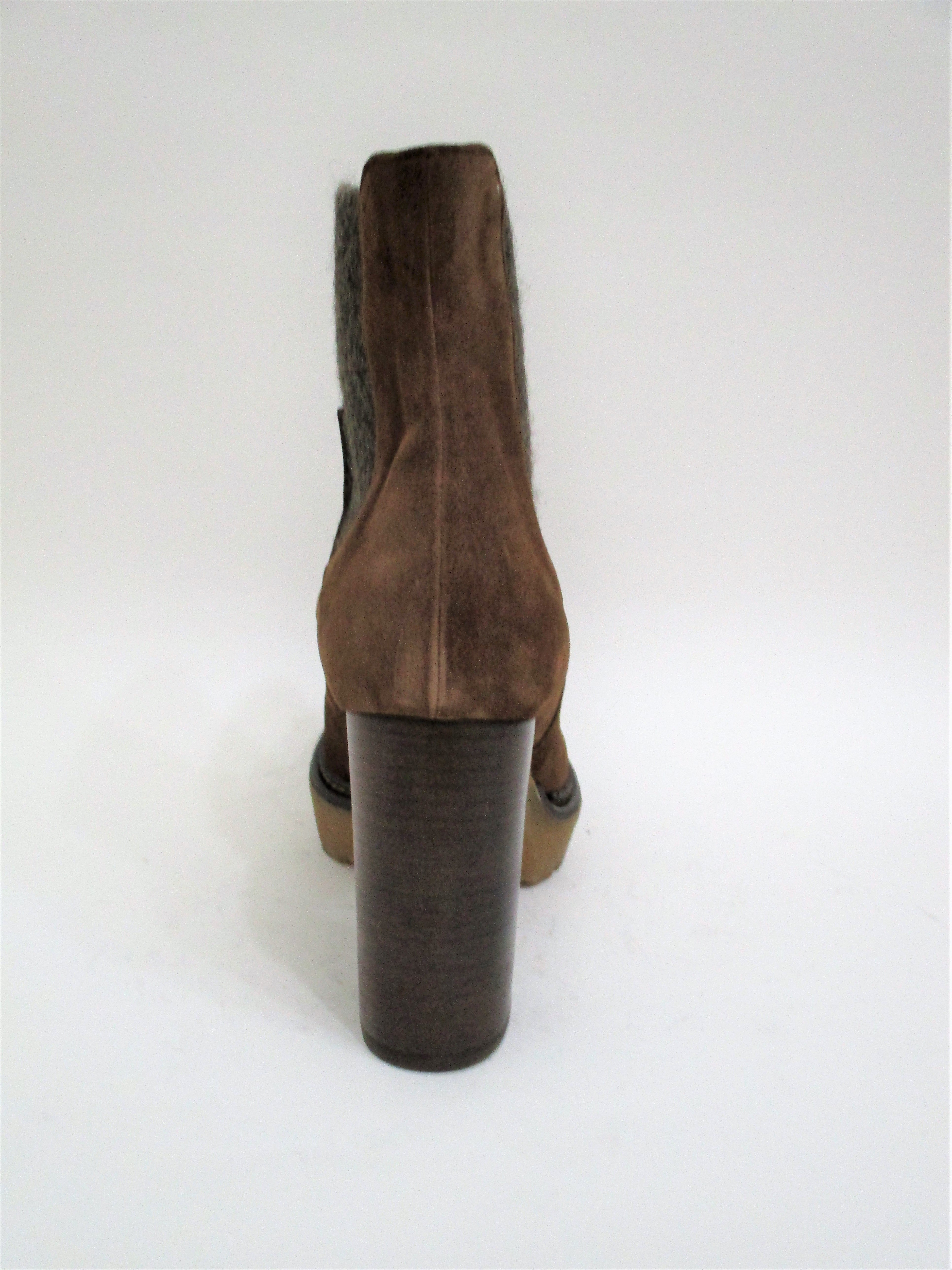 Tronchetto pelle donna VIC MATIè IT6968D cognac