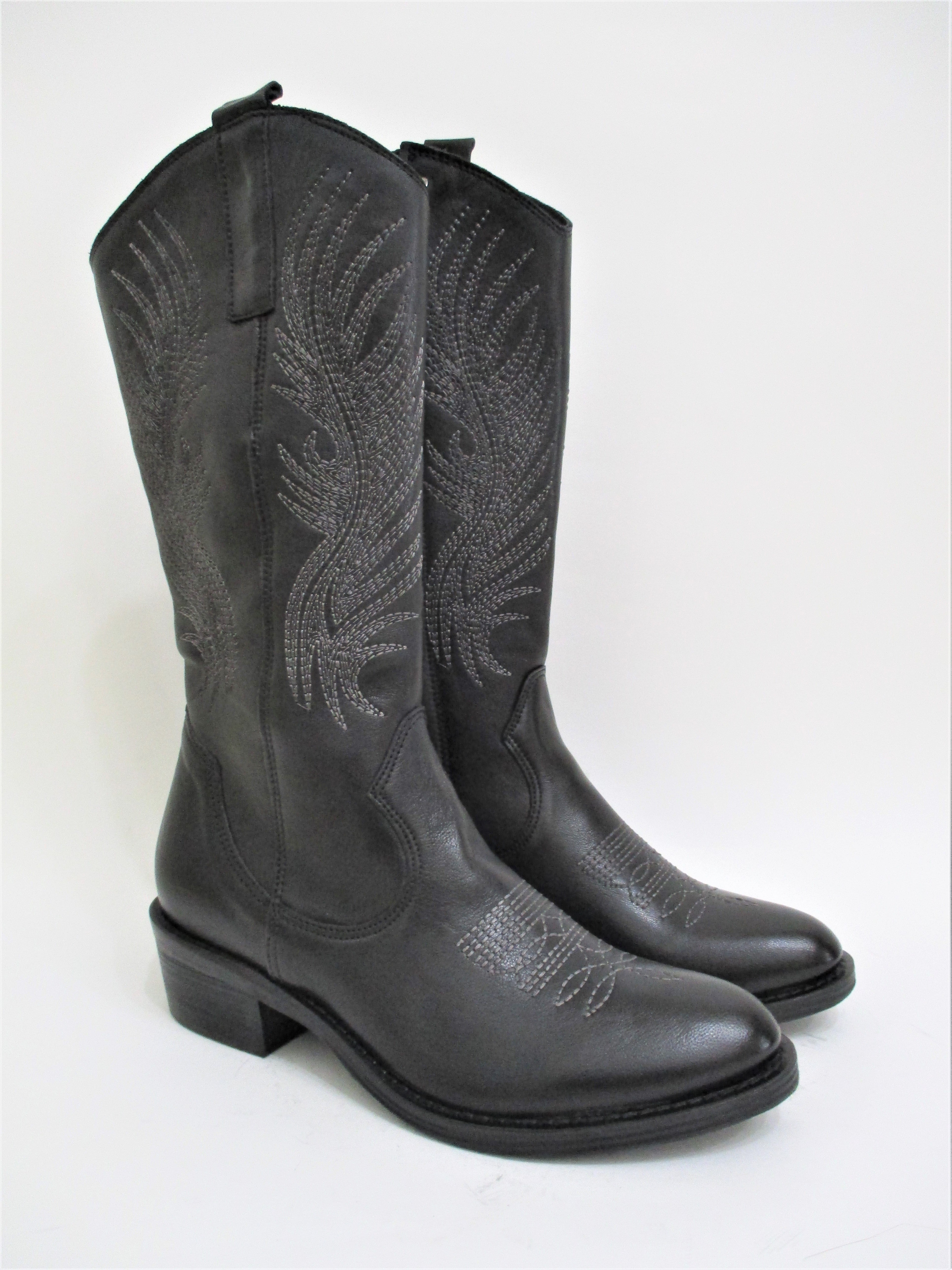 Stivale texano donna VALERY 352 nero