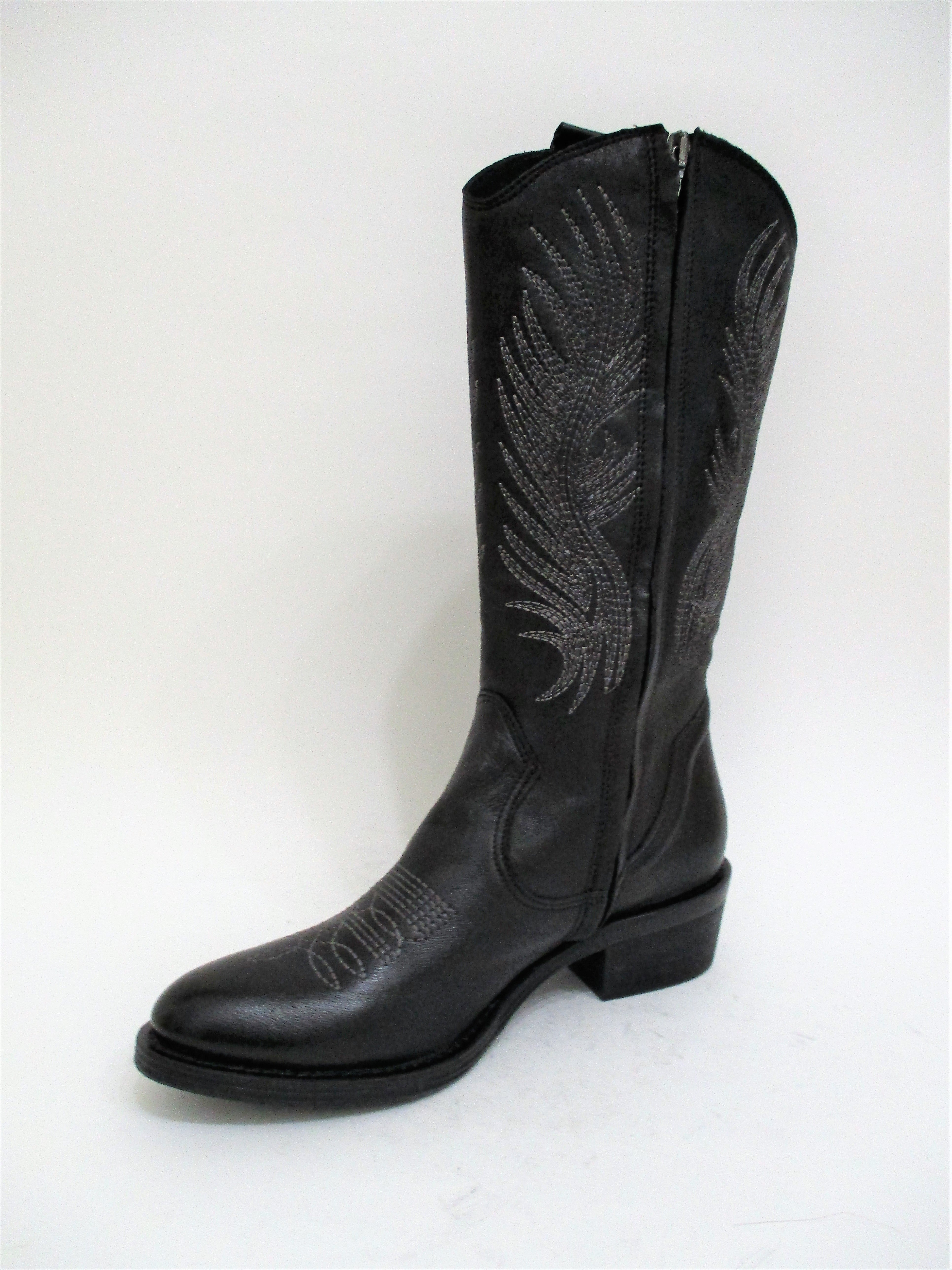 Stivale texano donna VALERY 352 nero