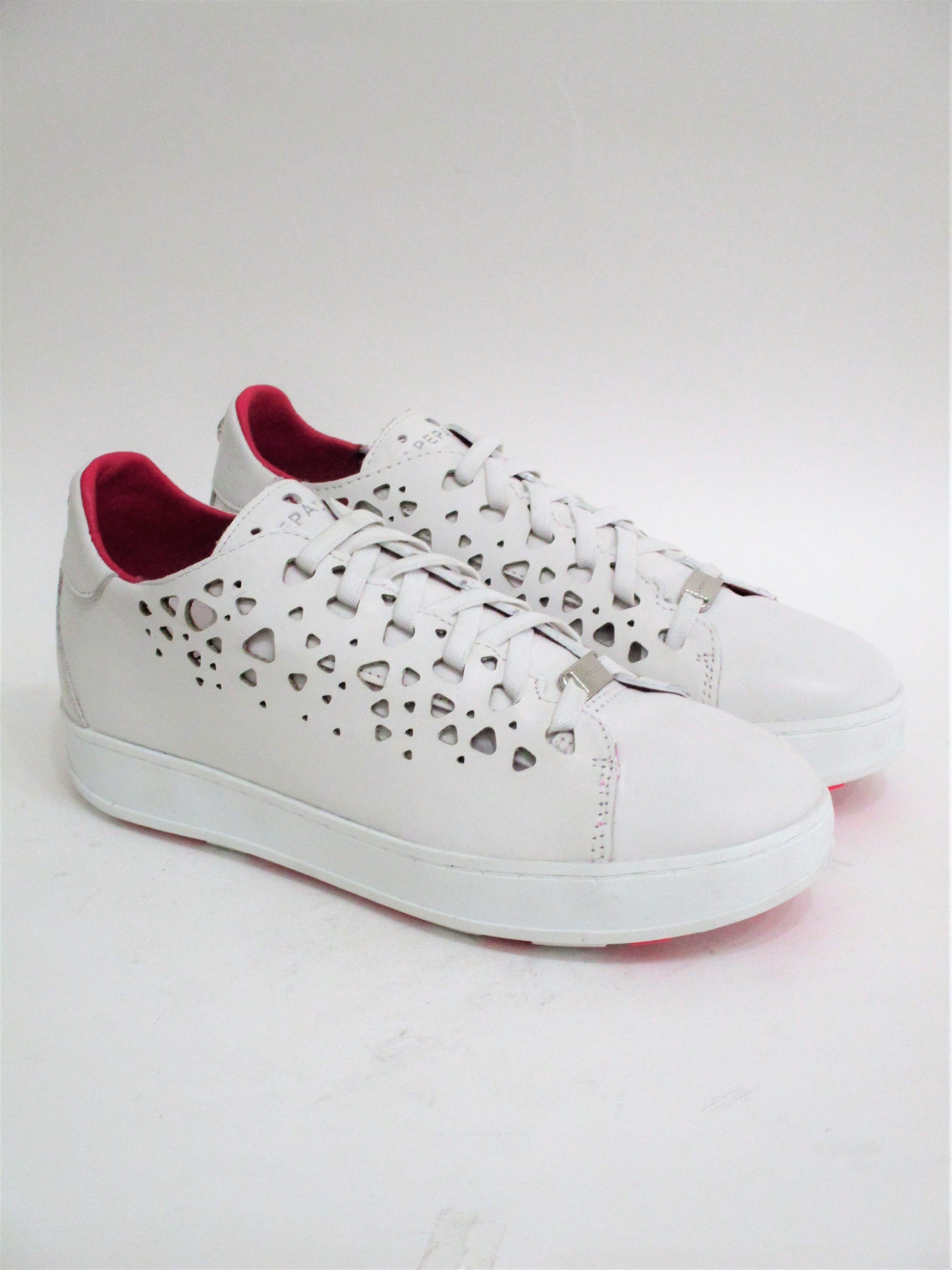 SNEAKER PELLE DONNA APEPAZZA SMW14 BIANCO