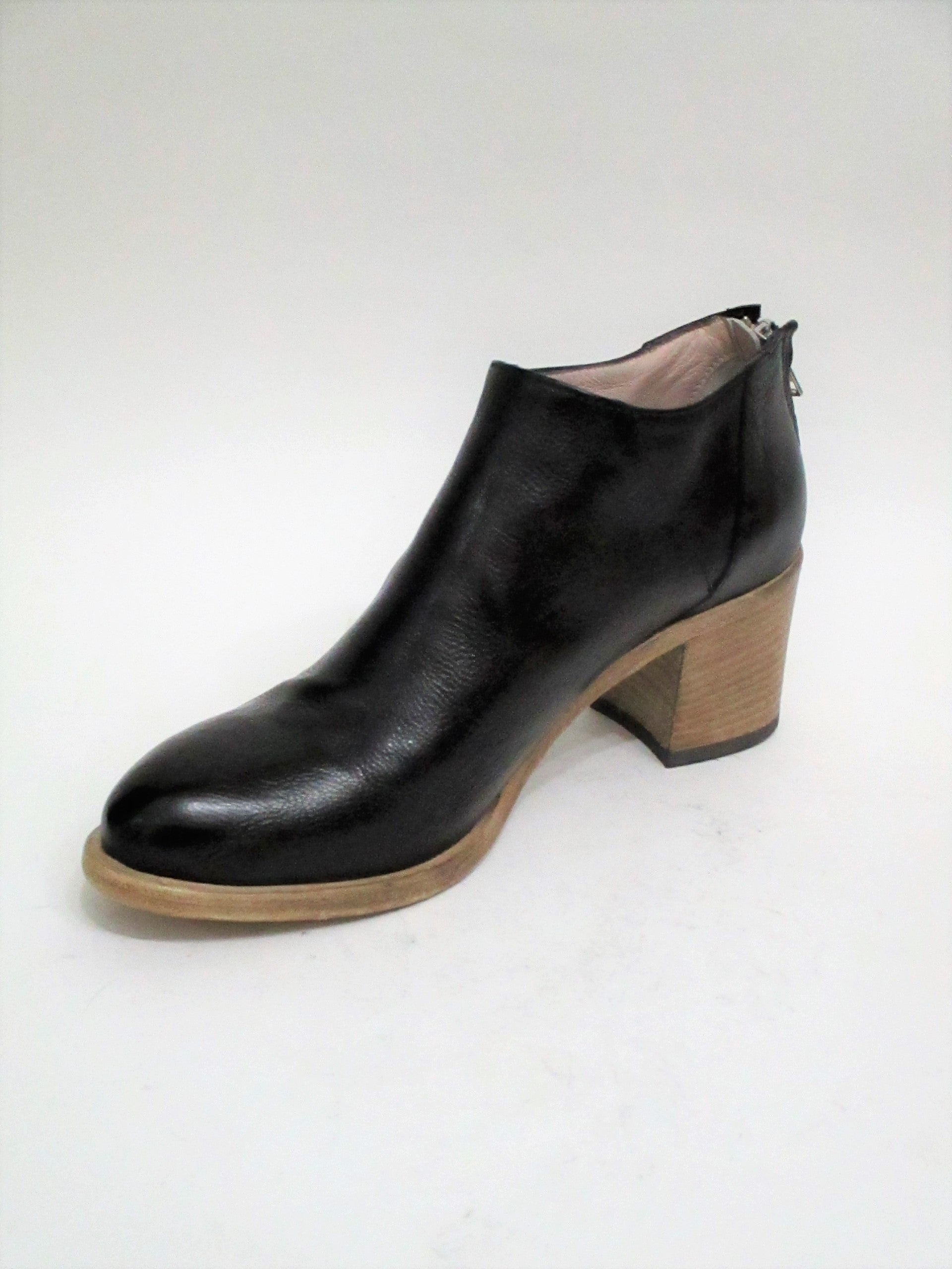 Tronchetto pelle donna Triver Flight 250-12 Nero