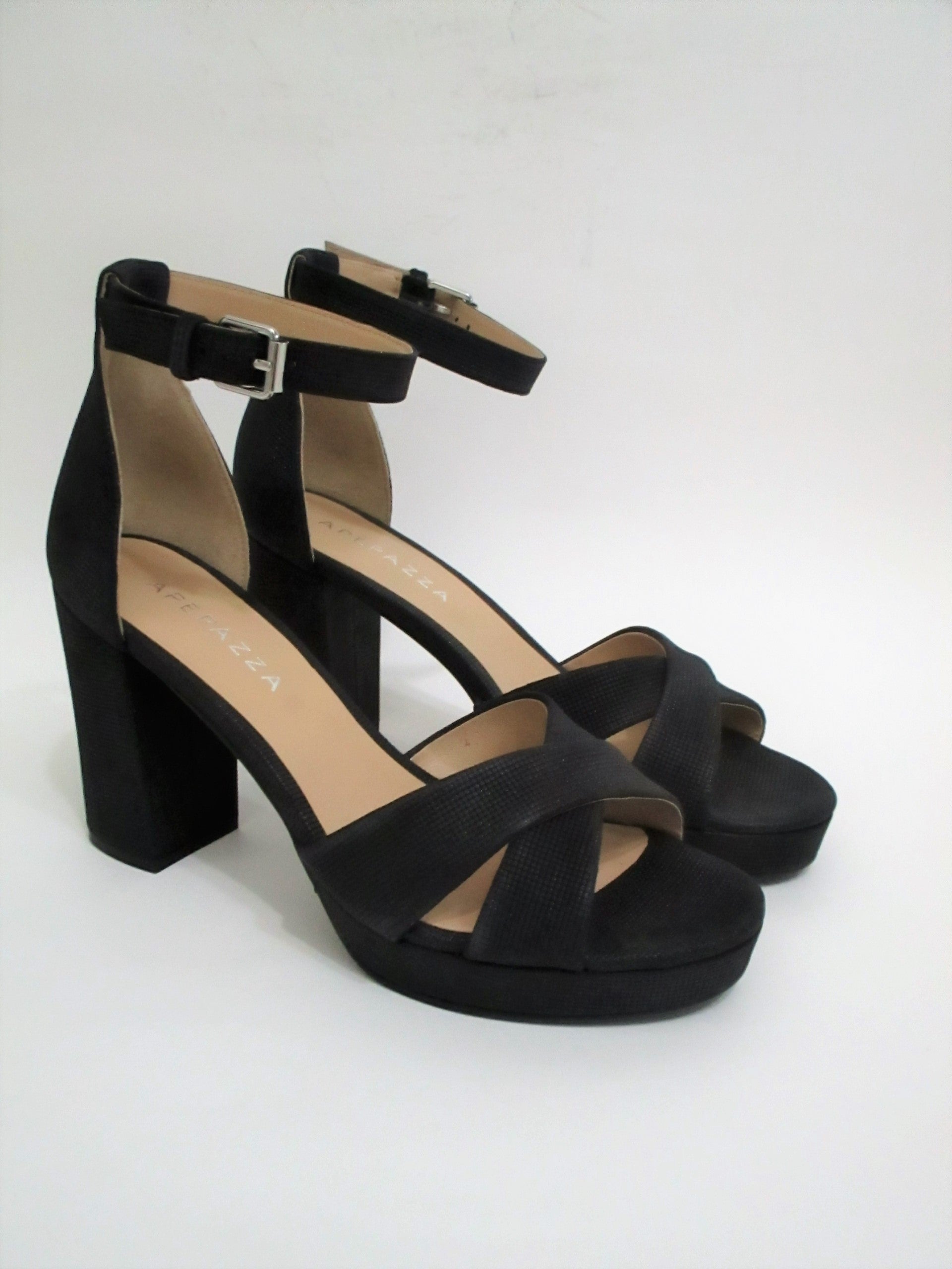 SANDALO PELLE DONNA APEPAZZA RTS06 NERO