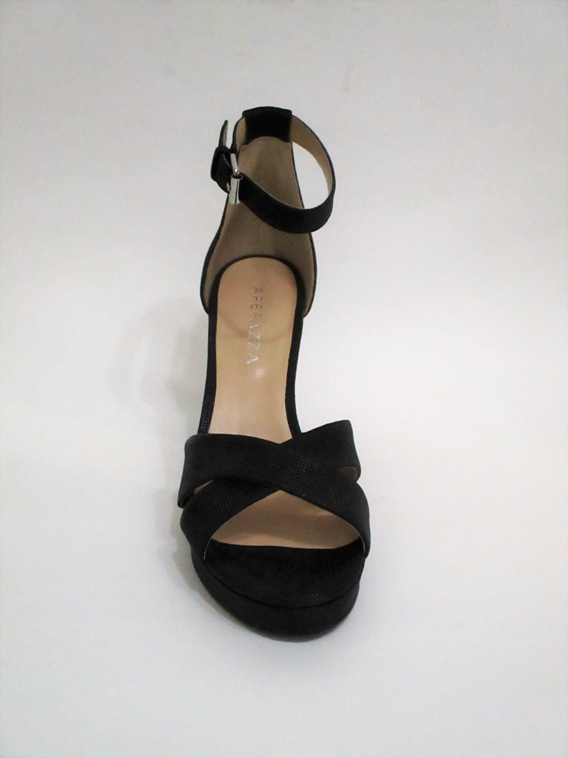 SANDALO PELLE DONNA APEPAZZA RTS06 NERO