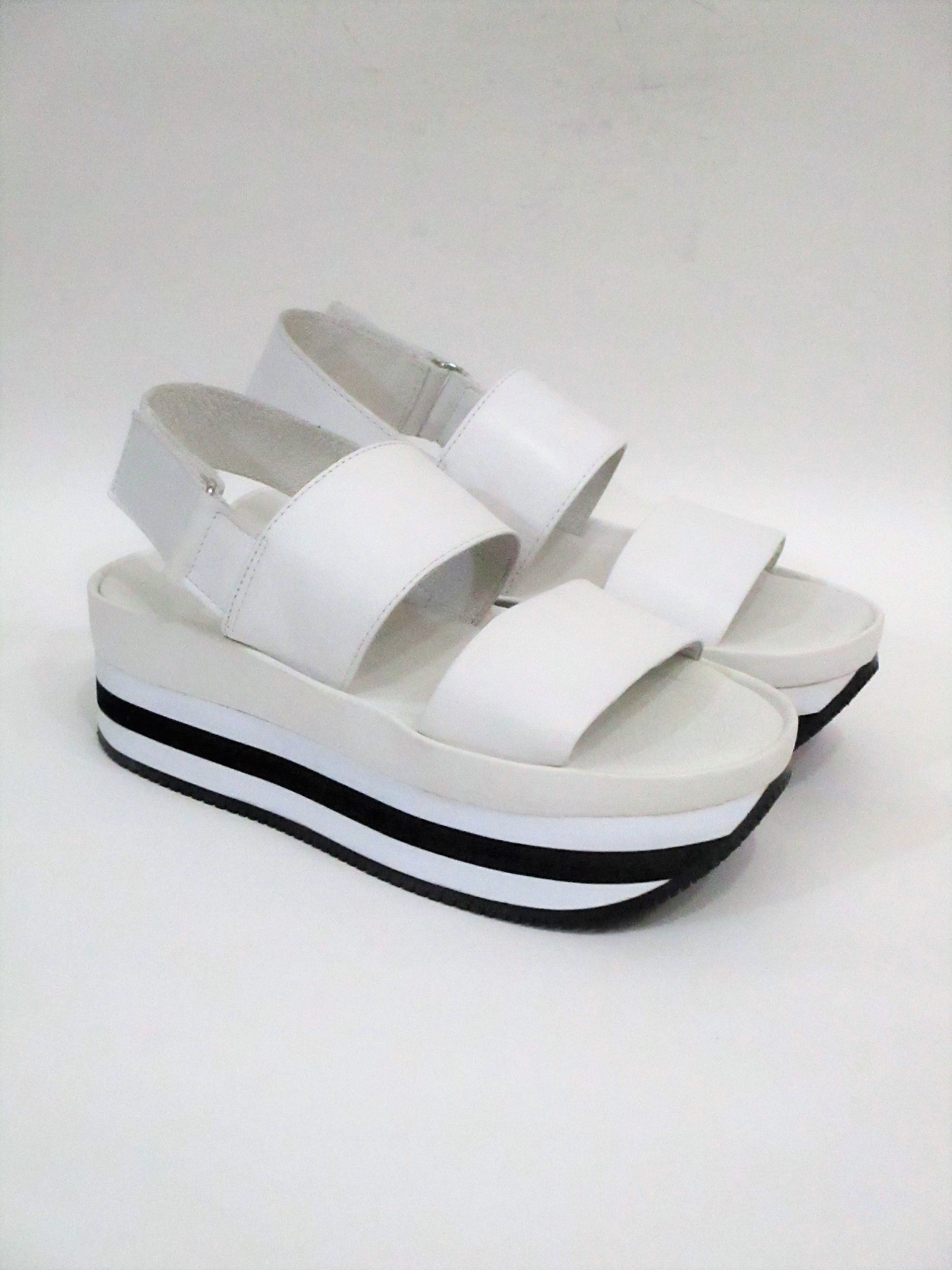 SANDALO PELLE DONNA APEPAZZA RPS02 BIANCO