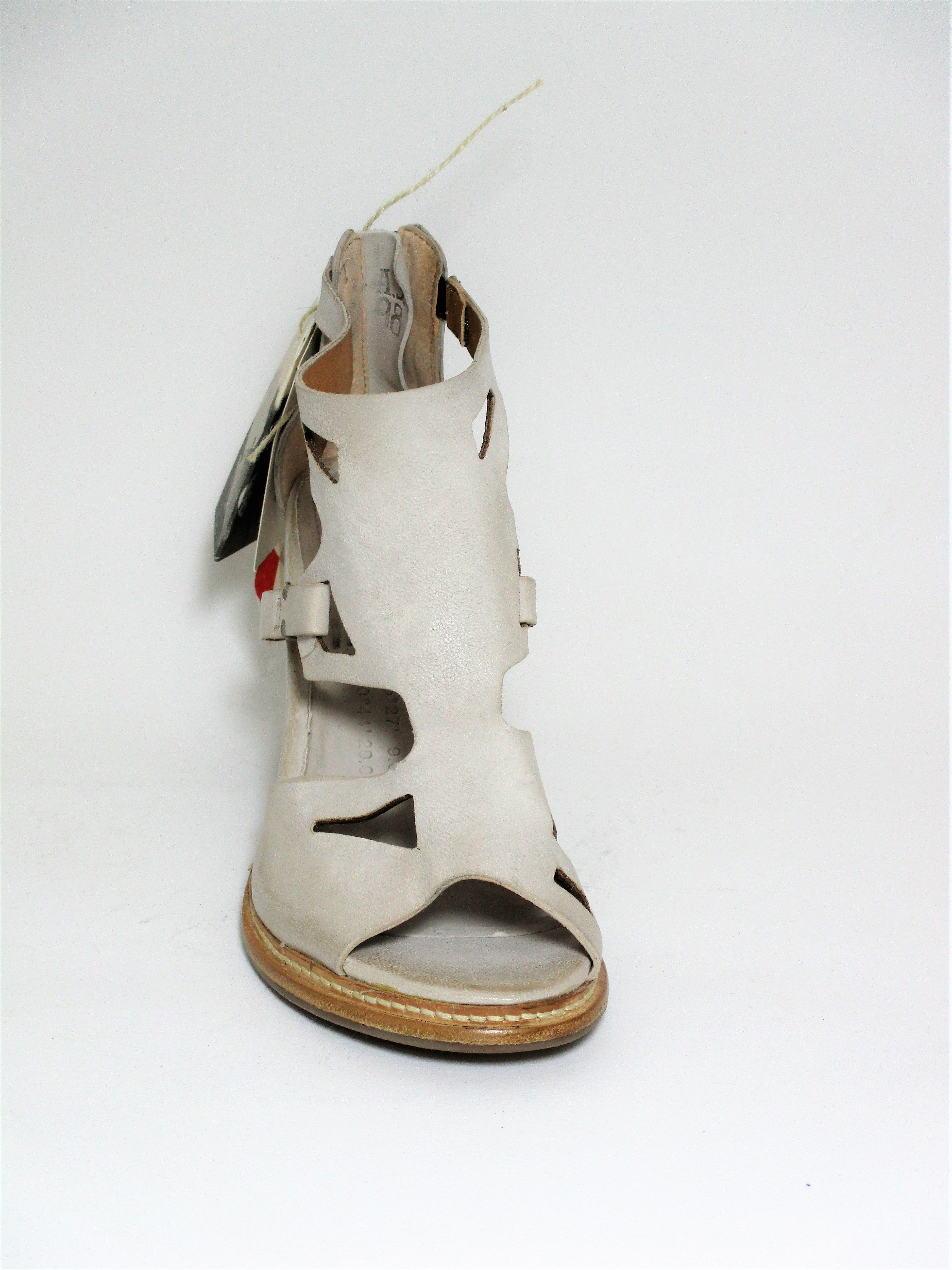 Sandalo pelle donna AS98 589030 bianco