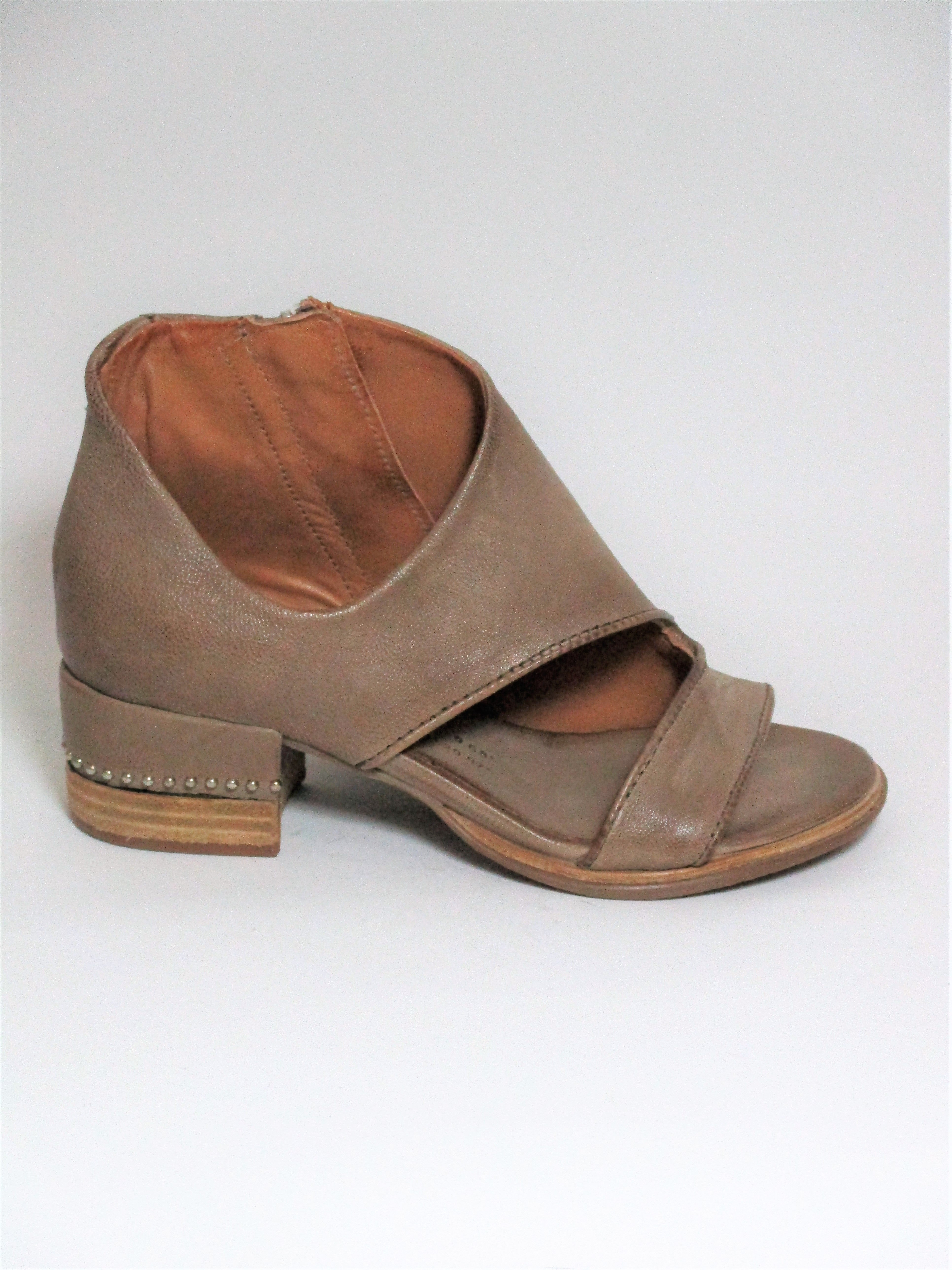 SANDALO PELLE DONNA AS98 672012 SABBIA