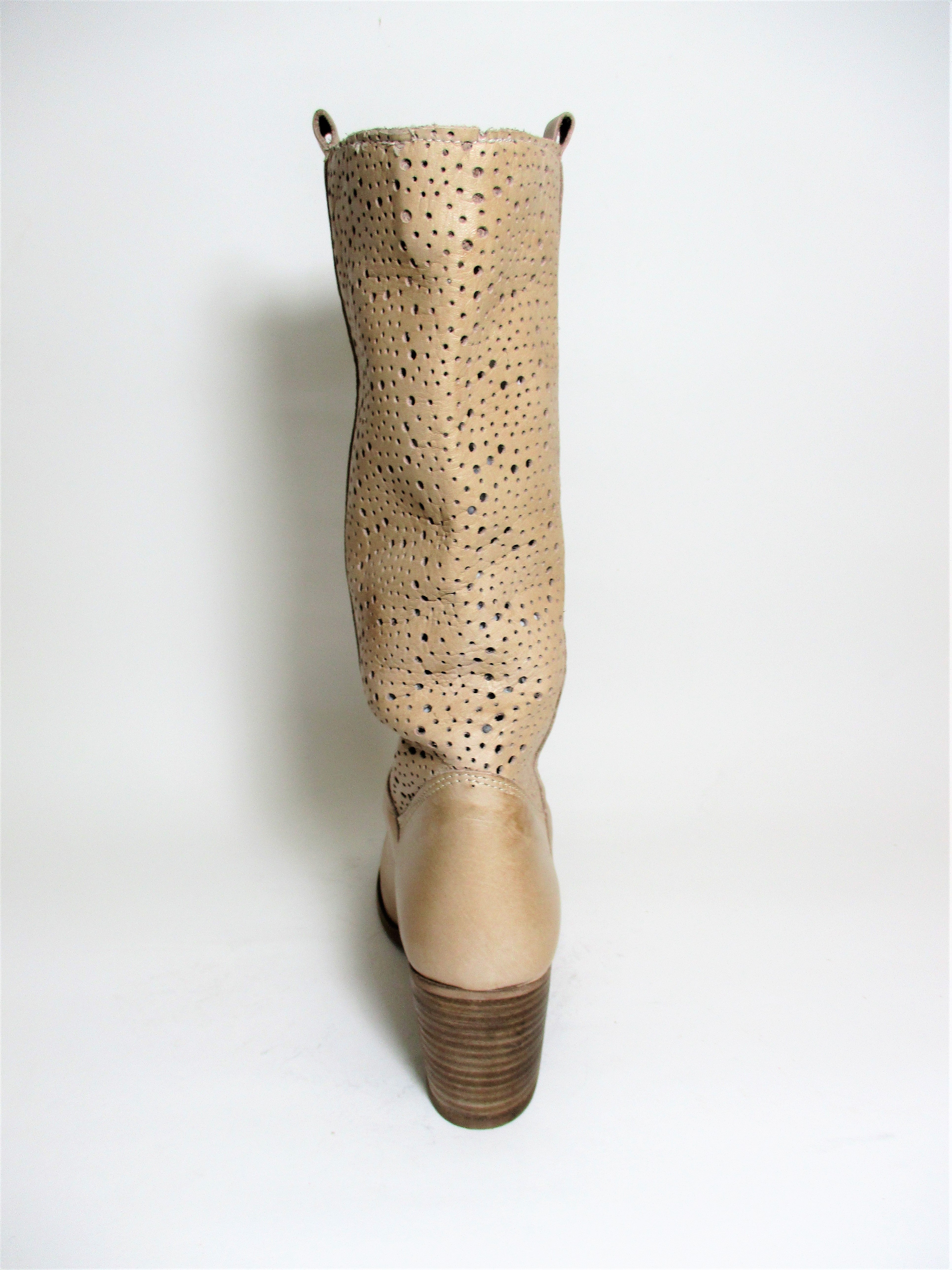 Stivale pelle donna Rebel 114F50 Beige