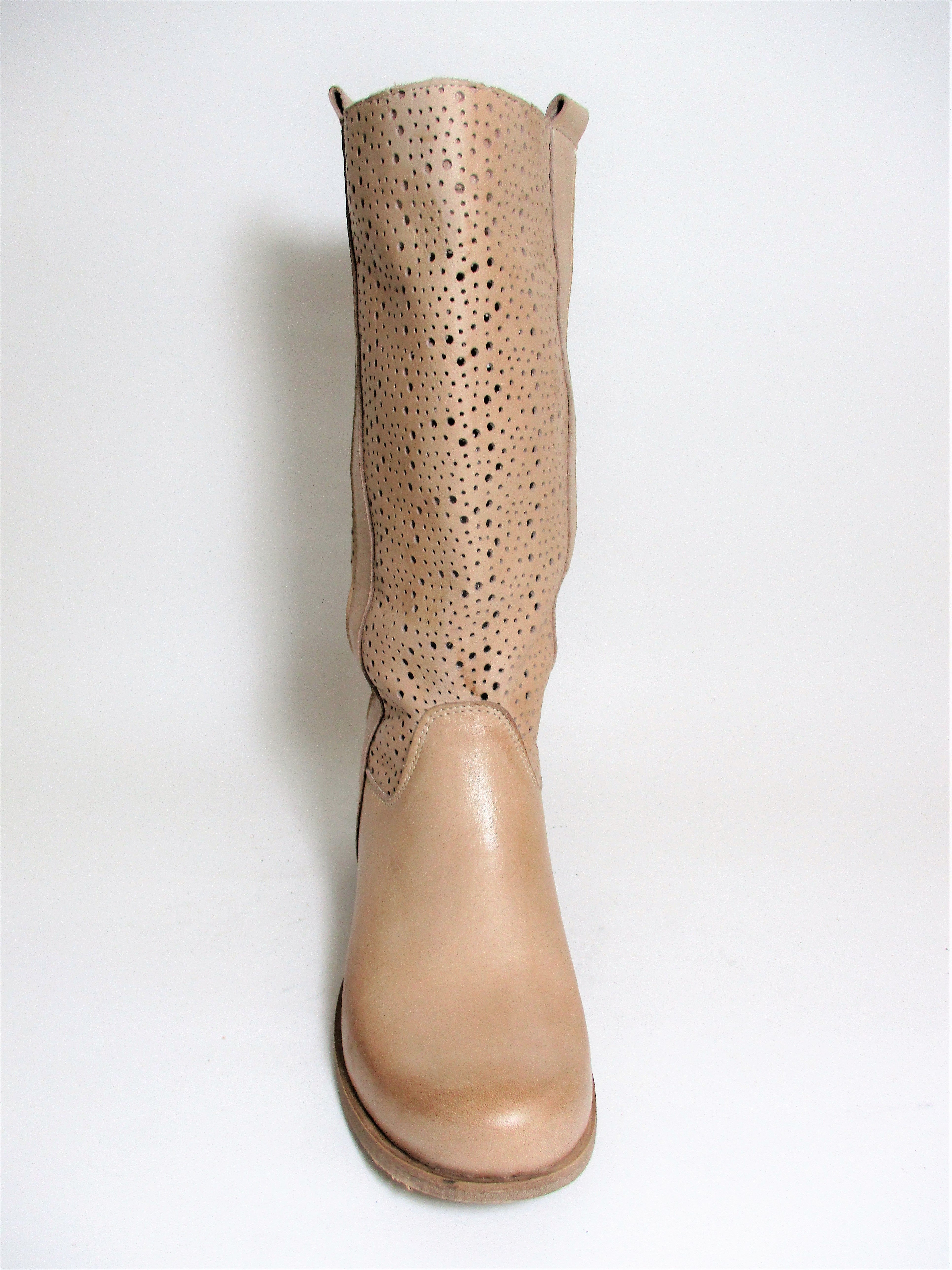 Stivale pelle donna Rebel 114 Beige