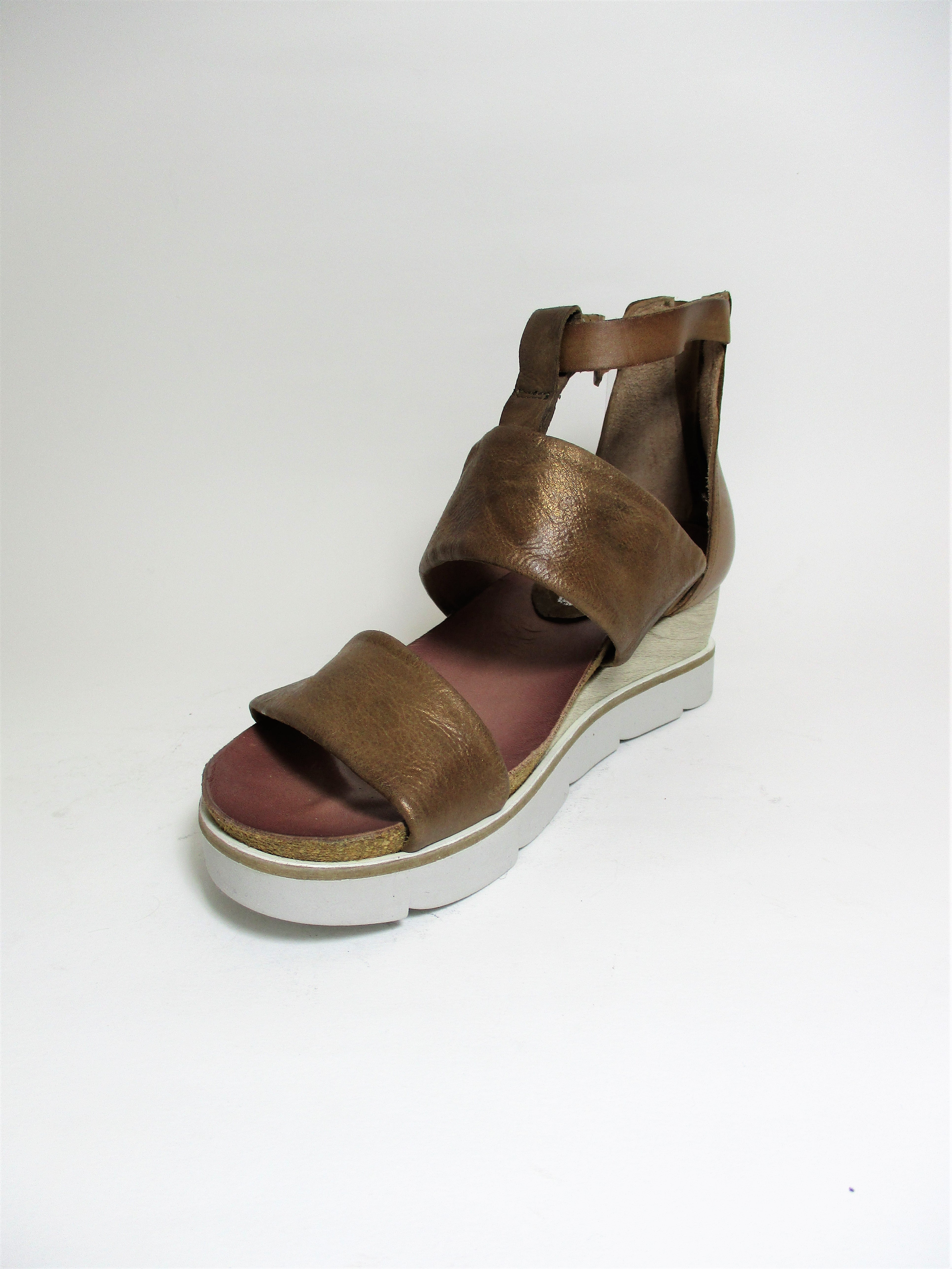 Sandalo pelle donna 866004 MJUS Bronzo