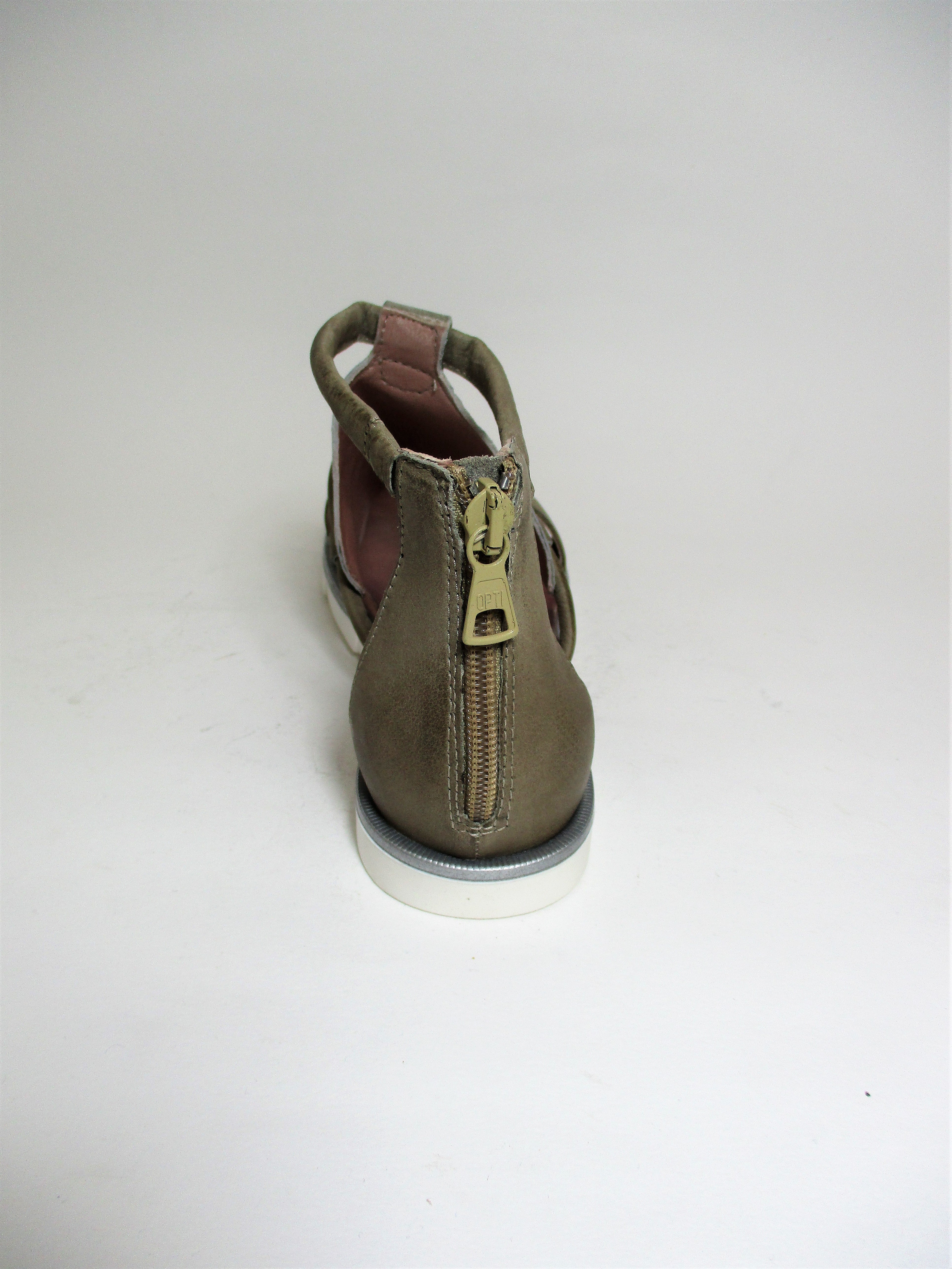 Sandalo pelle donna 740005 MJUS Grigio/Beige