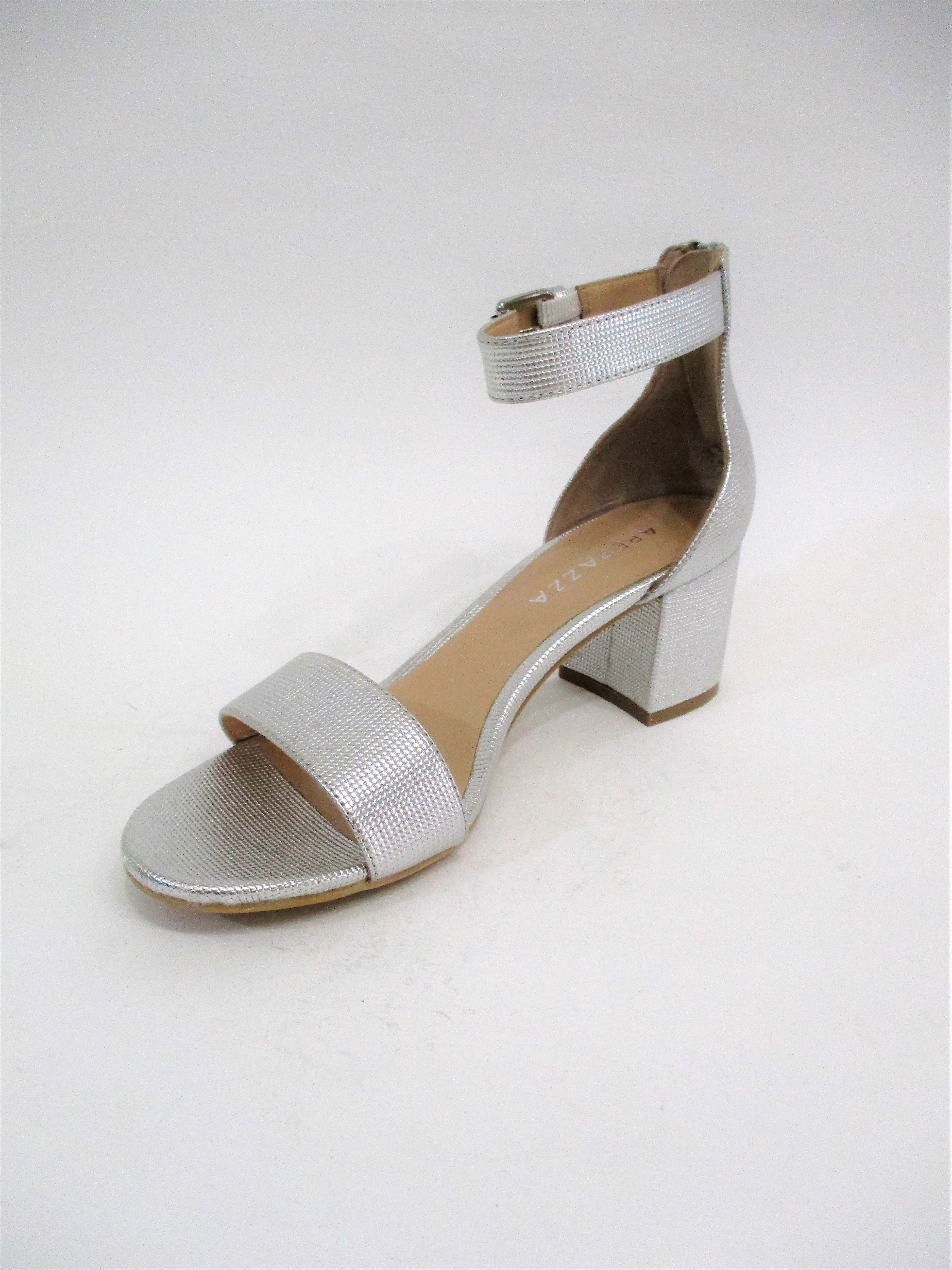 SANDALO PELLE DONNA APEPAZZA MLD02 ARGENTO