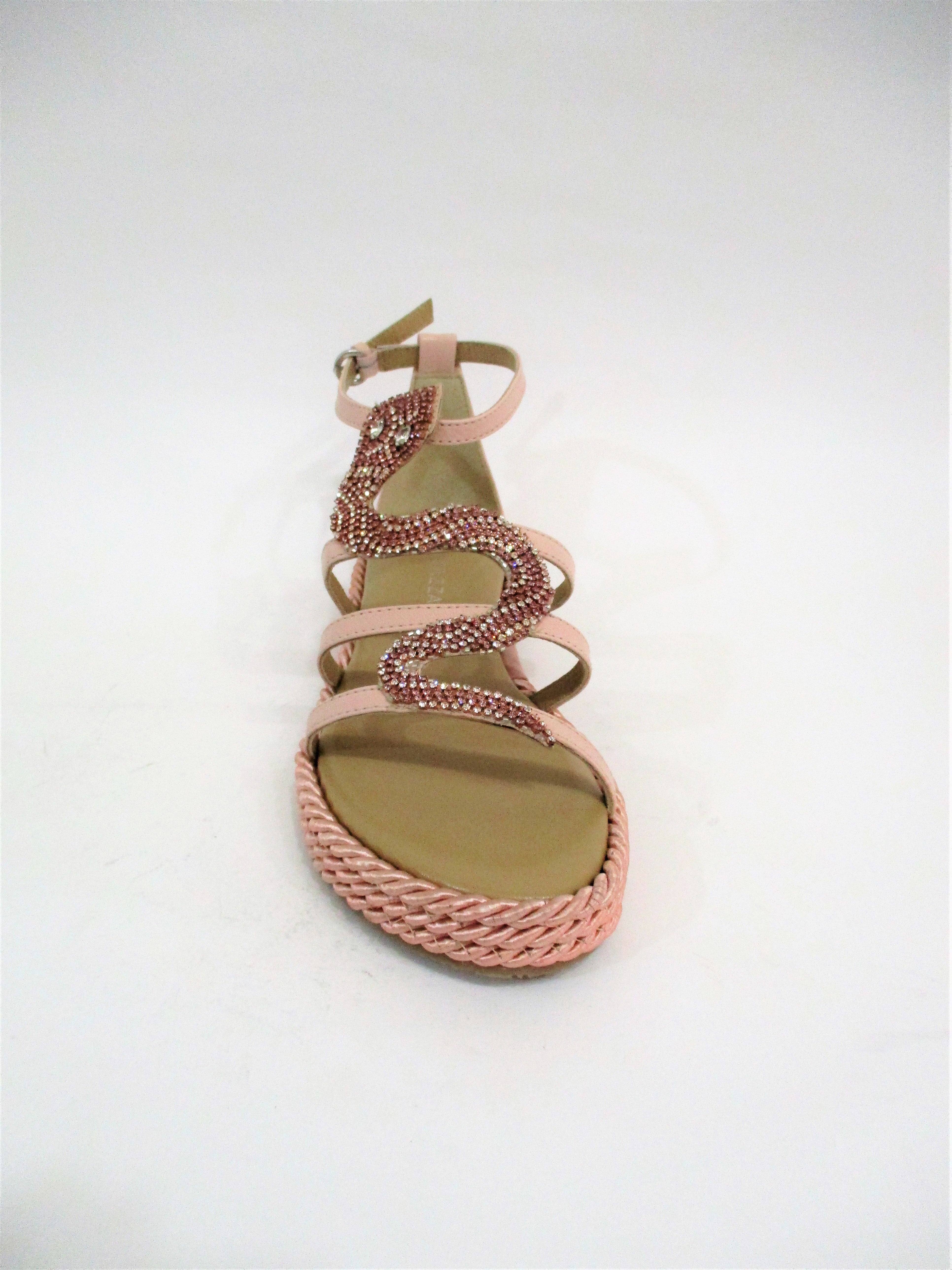 SANDALO PELLE DONNA APEPAZZA VTN01 ROSA