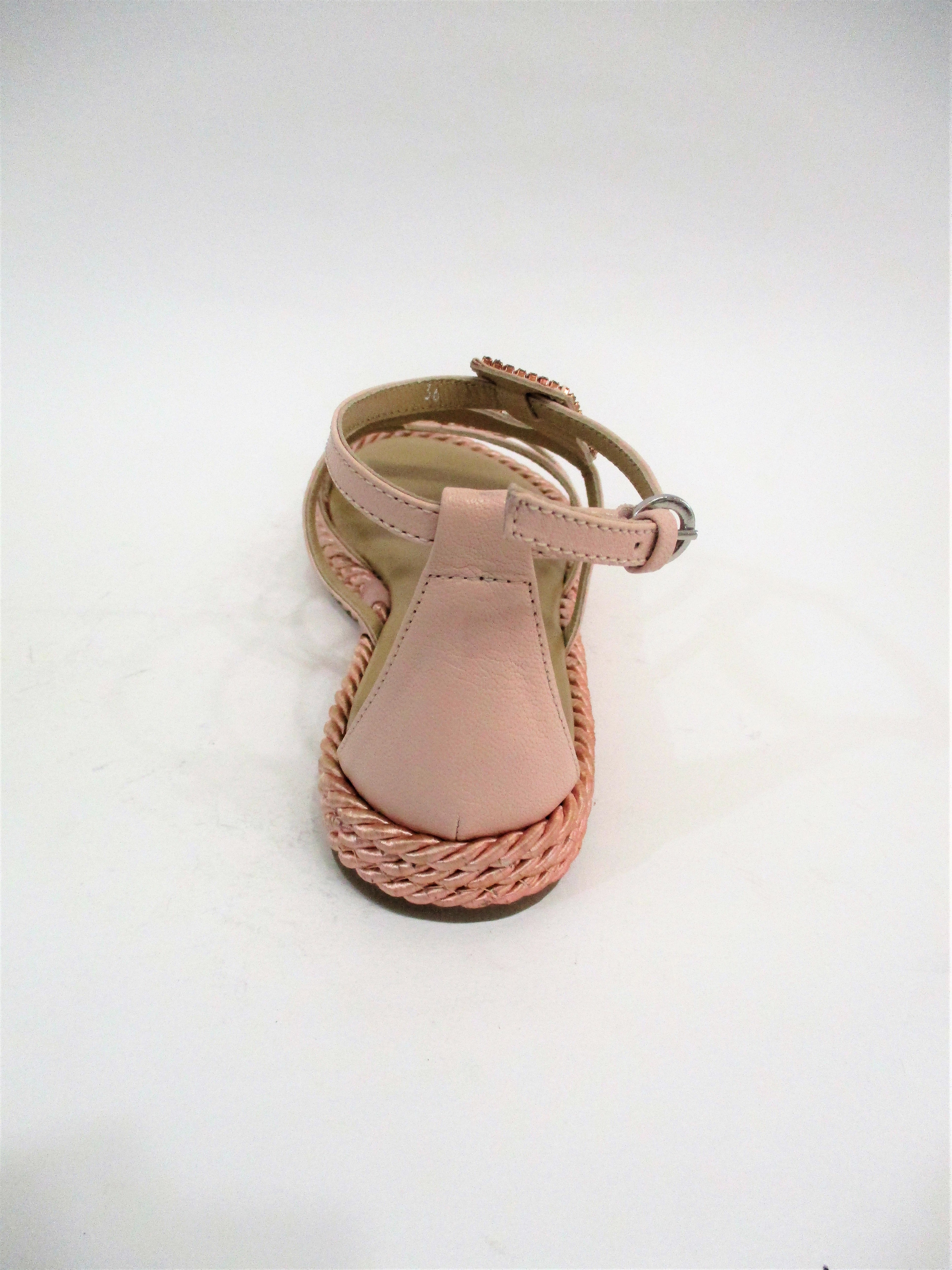 SANDALO PELLE DONNA APEPAZZA VTN01 ROSA