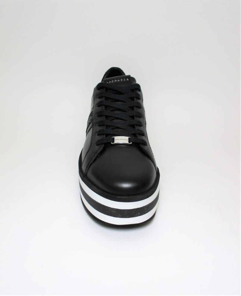 SNEAKER PELLE DONNA APEPAZZA 9FICP01 NERO