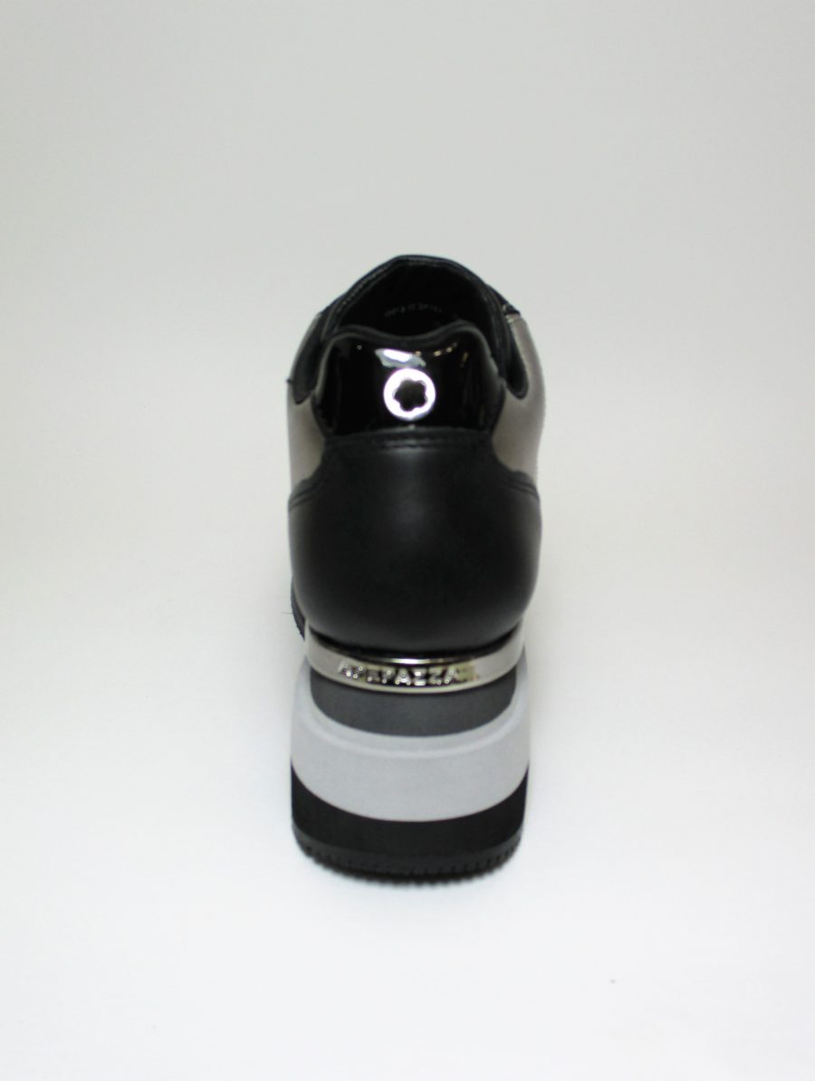 SNEAKER PELLE DONNA APEPAZZA 9FHGR01 NERO