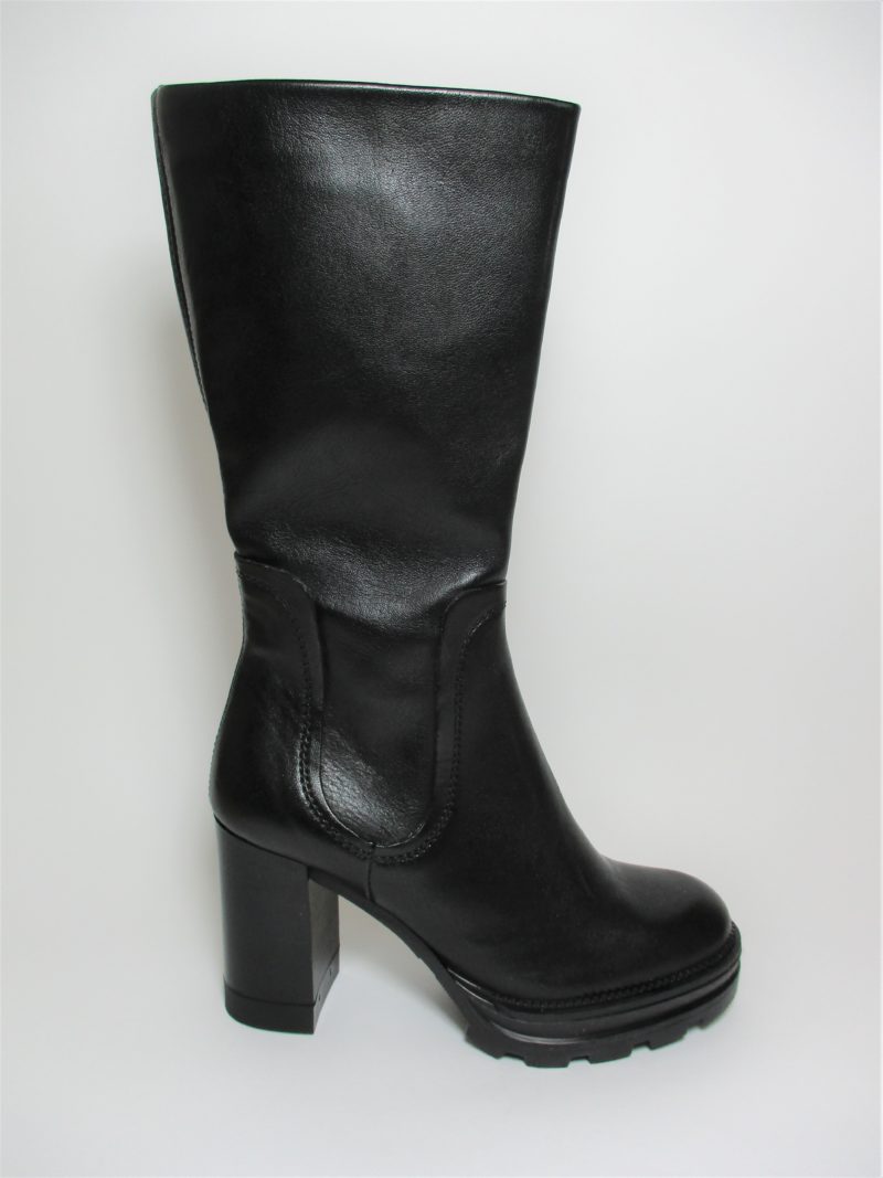 STIVALE PELLE DONNA MJUS 570302 NERO