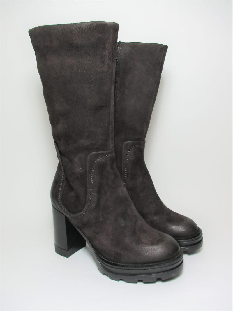 STIVALE PELLE DONNA MJUS 570302 MARRONE