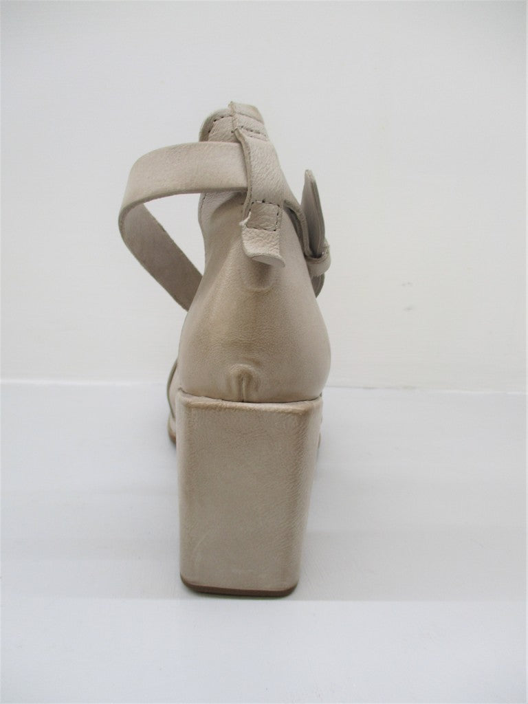 SANDALO PELLE DONNA AS98 A03004 GHIACCIO