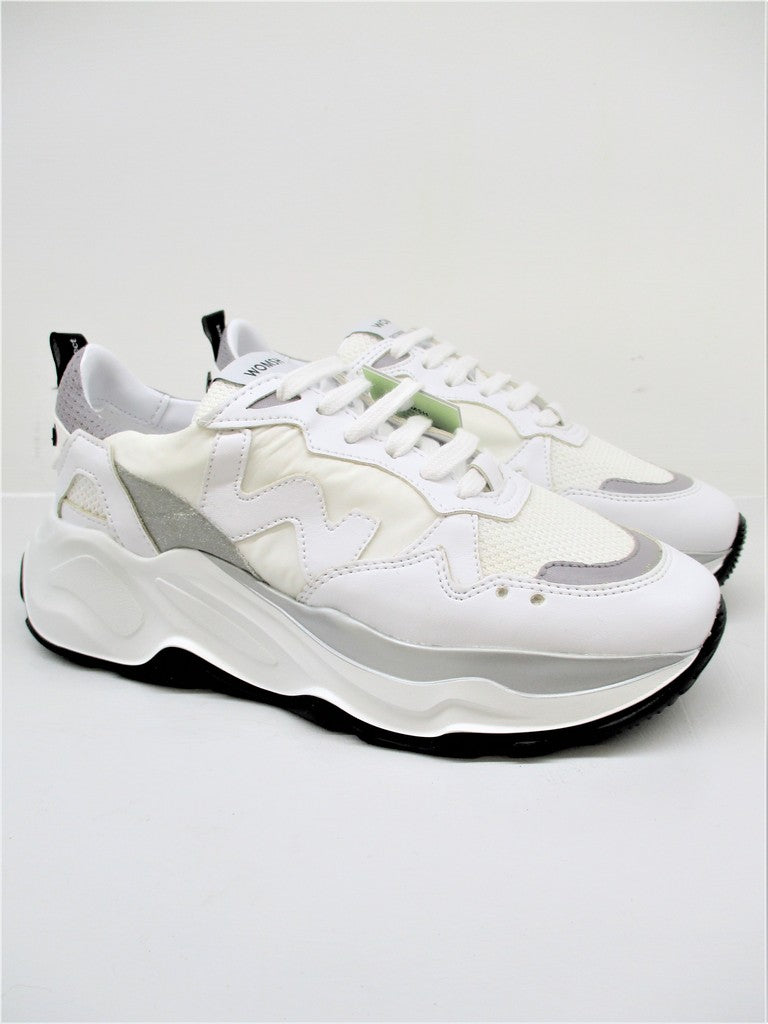SNEAKER WOMSH VF201132 BIANCO LINEA VEGAN