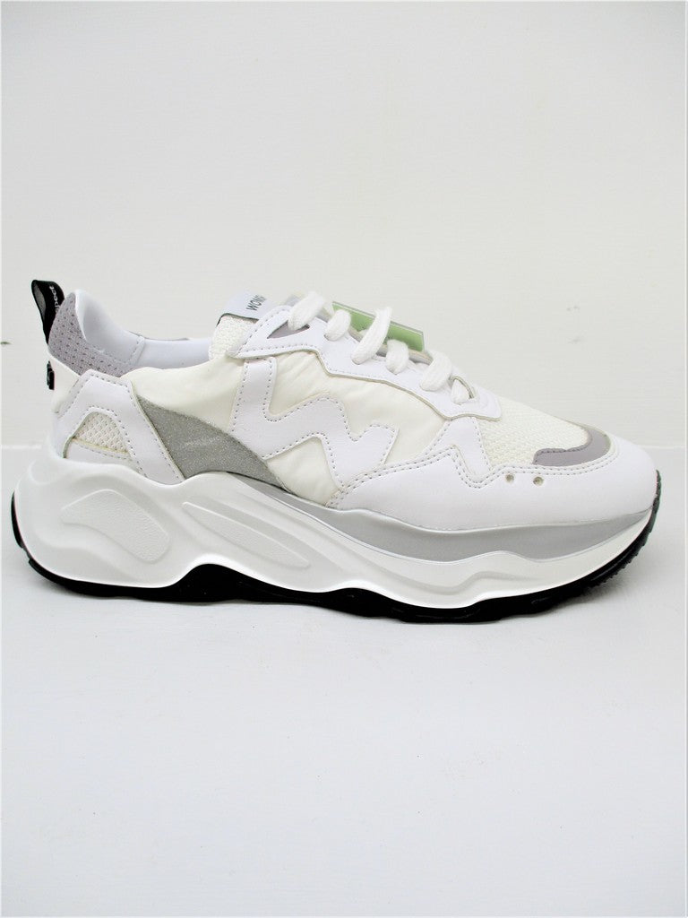 SNEAKER WOMSH VF201132 BIANCO LINEA VEGAN