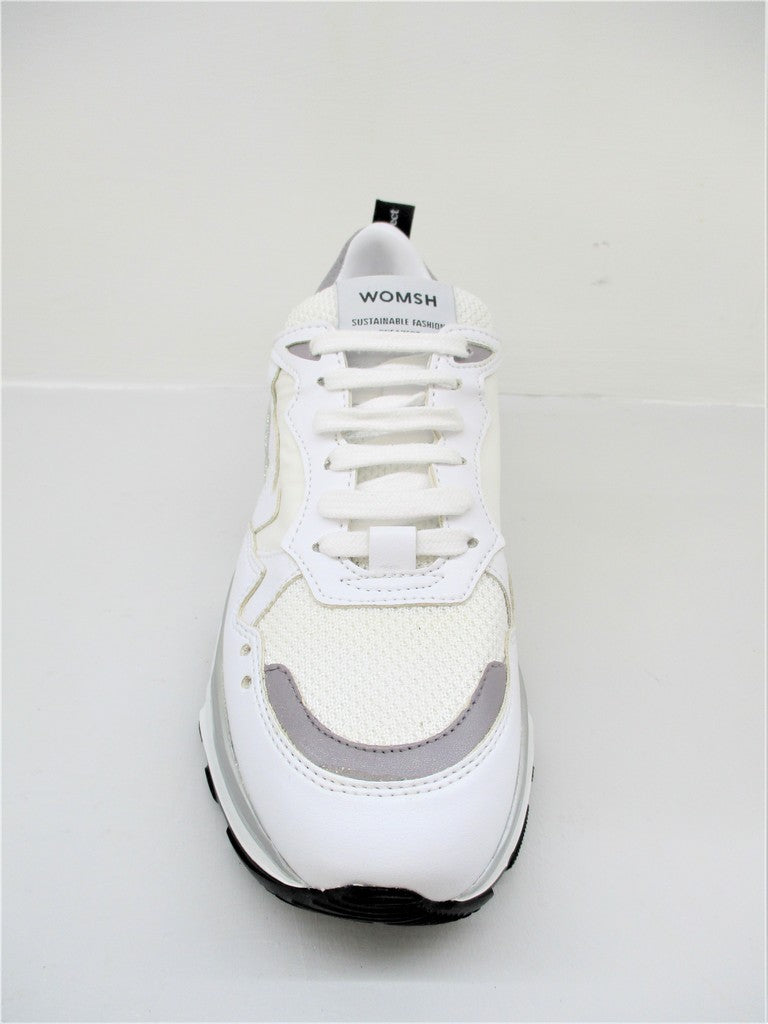 SNEAKER WOMSH VF201132 BIANCO LINEA VEGAN
