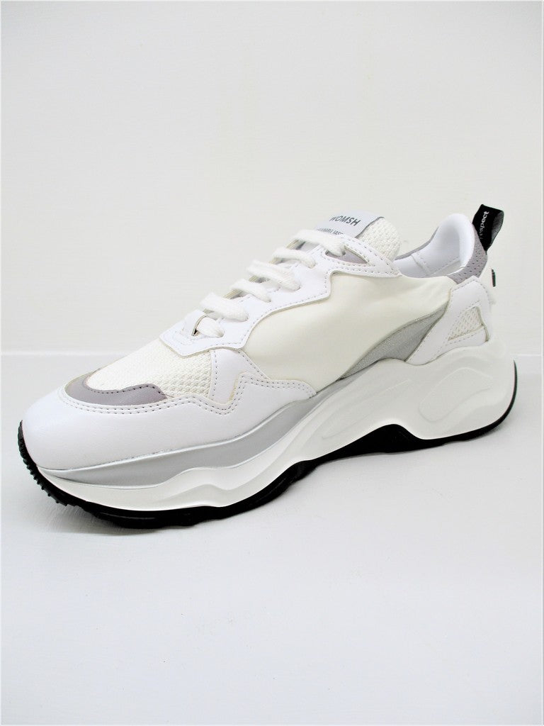 SNEAKER WOMSH VF201132 BIANCO LINEA VEGAN