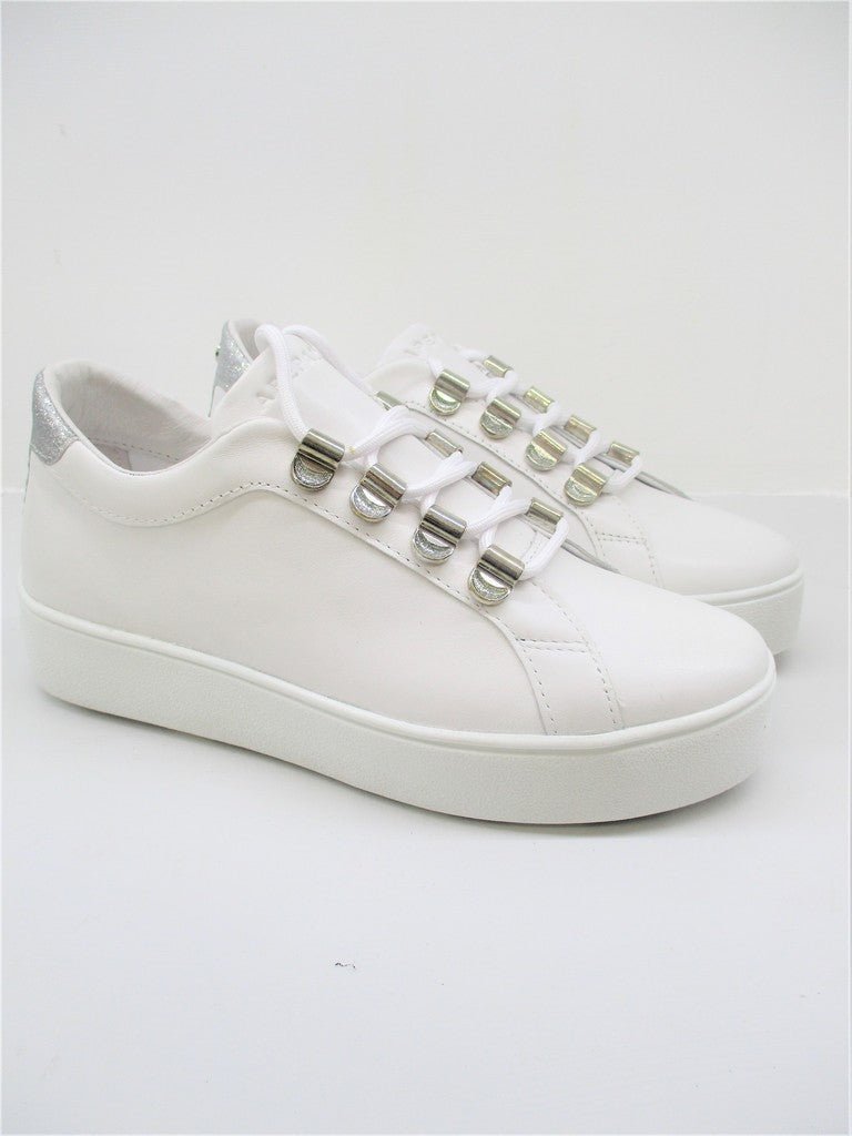 SNEAKER PELLE DONNA APEPAZZA SALLY BIANCO