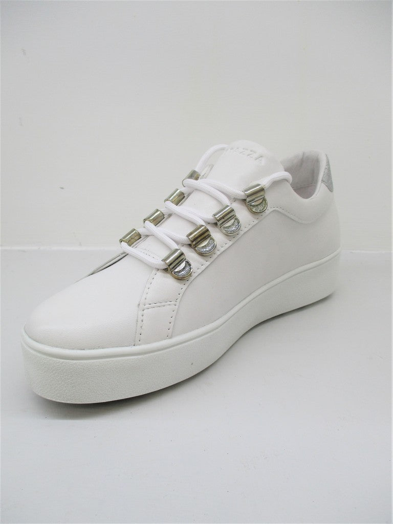 SNEAKER PELLE DONNA APEPAZZA SALLY BIANCO