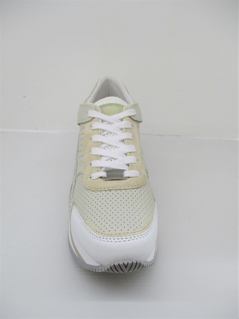 SNEAKER IN PELLE DONNA APEPAZZA RHEA BEIGE