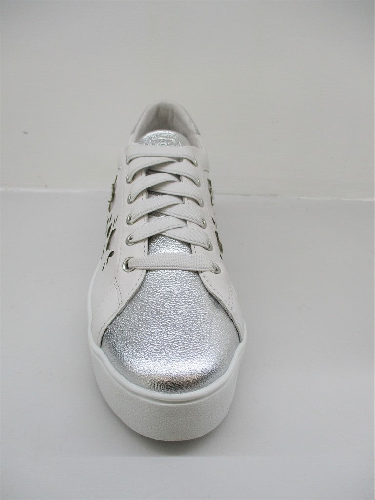 SNEAKER PELLE DONNA APEPAZZA SAMI BIANCO