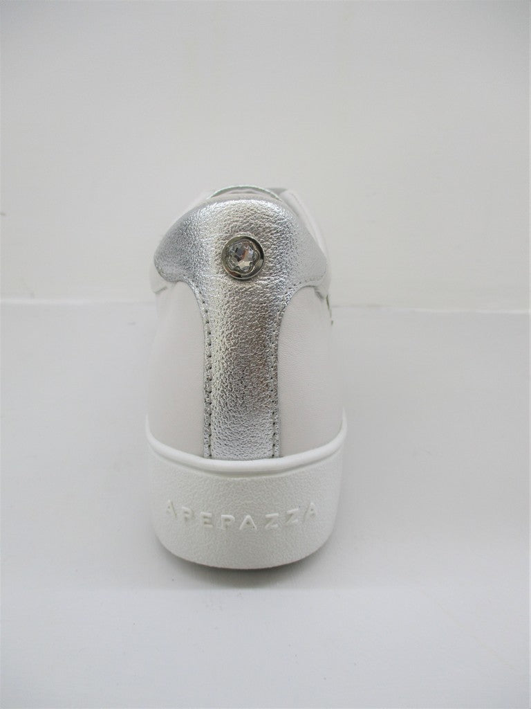 SNEAKER PELLE DONNA APEPAZZA SAMI BIANCO
