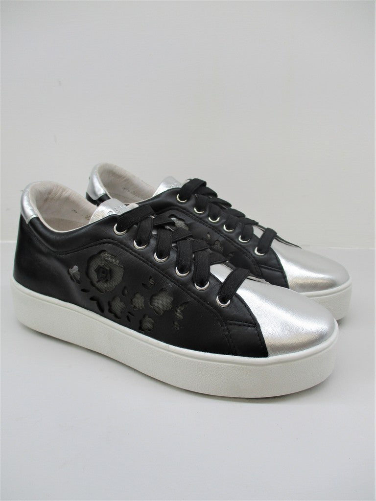 SNEAKER PELLE DONNA APEPAZZA SAMI NERO