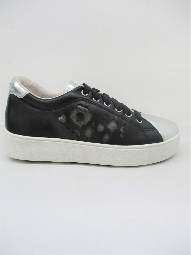 SNEAKER PELLE DONNA APEPAZZA SAMI NERO