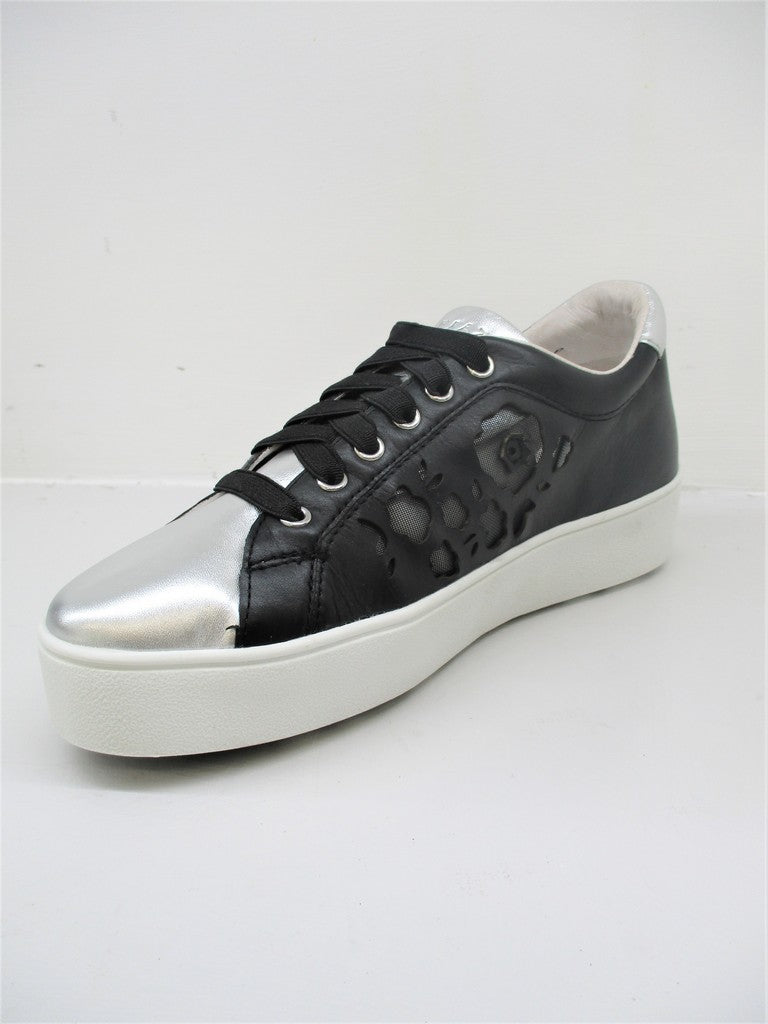 SNEAKER PELLE DONNA APEPAZZA SAMI NERO