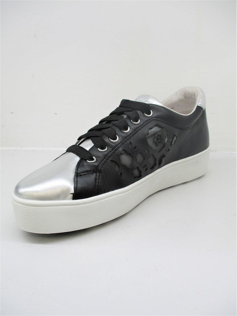 SNEAKER PELLE DONNA APEPAZZA SAMI NERO