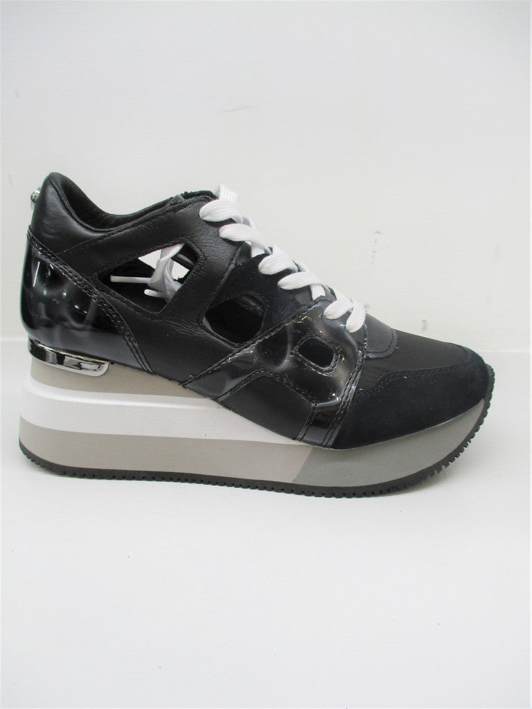 SNEAKER PELLE DONNA APEPAZZA HEATHER NERO