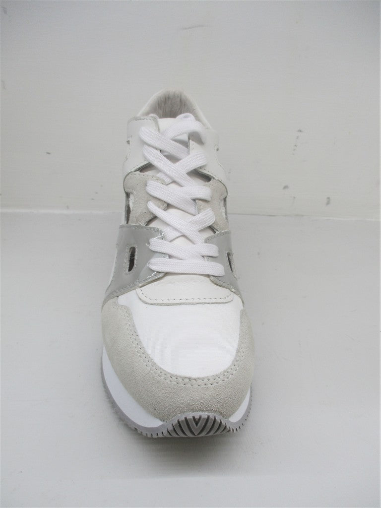 SNEAKER PELLE DONNA APEPAZZA HEATHER BIANCO
