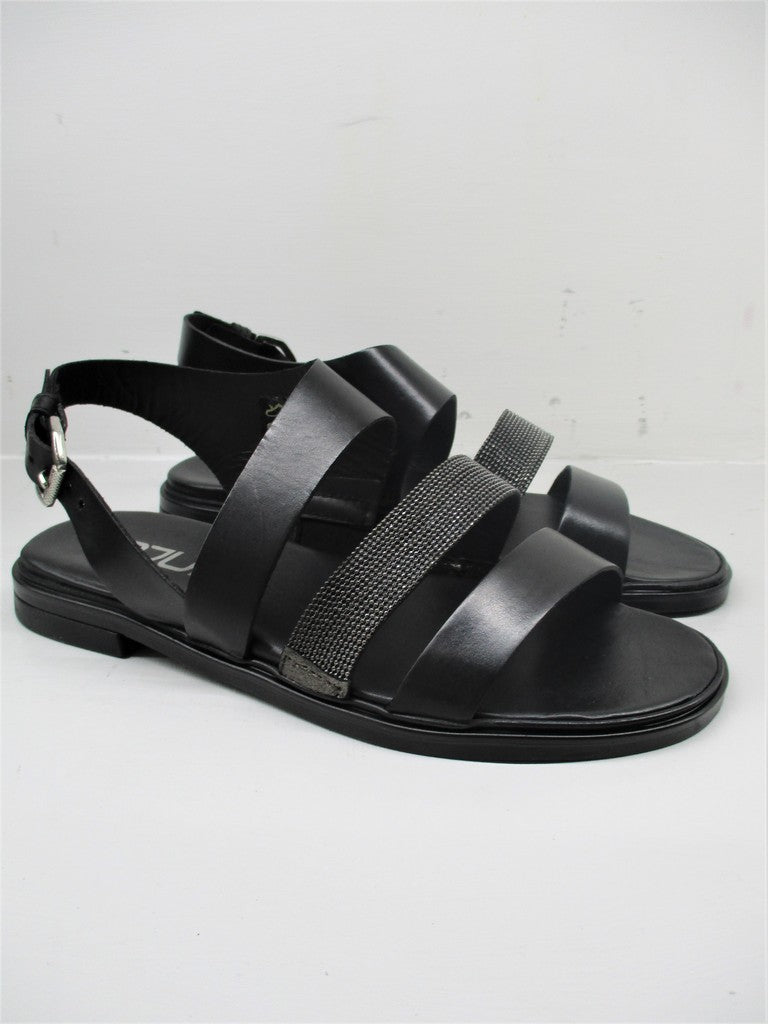 Sandalo Pelle Donna MJUS M05031 Nero