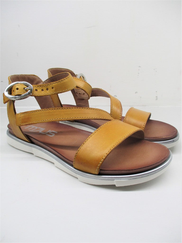 Sandalo Pelle Donna MJUS 740019 Senape