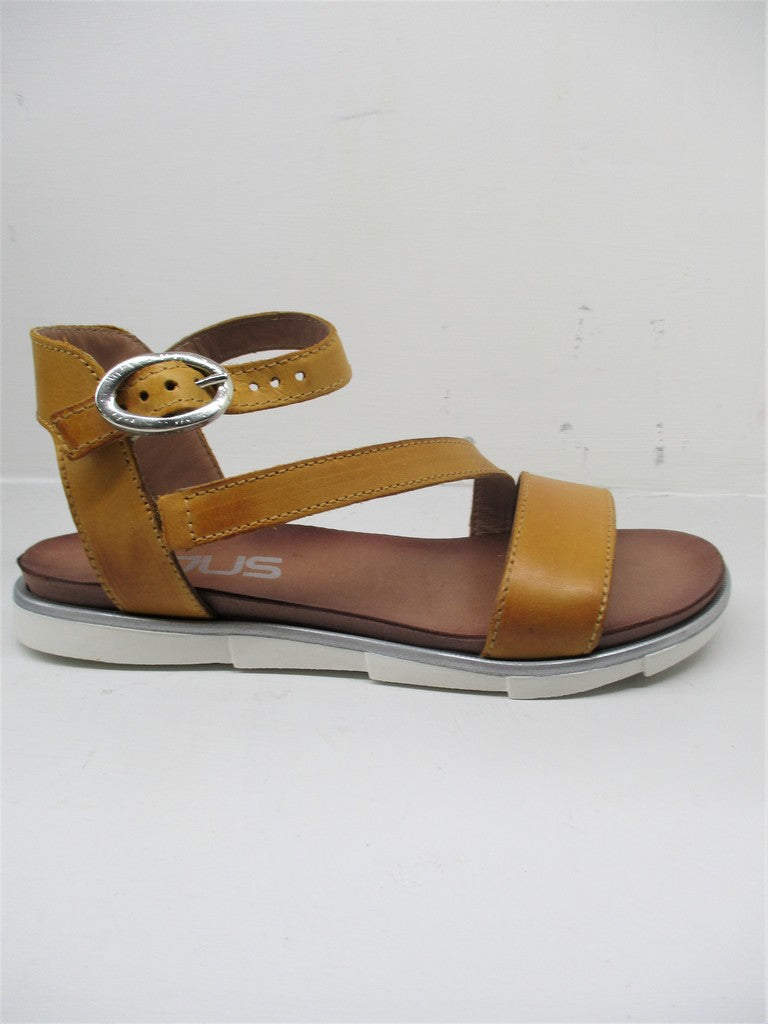 Sandalo Pelle Donna MJUS 740019 Senape