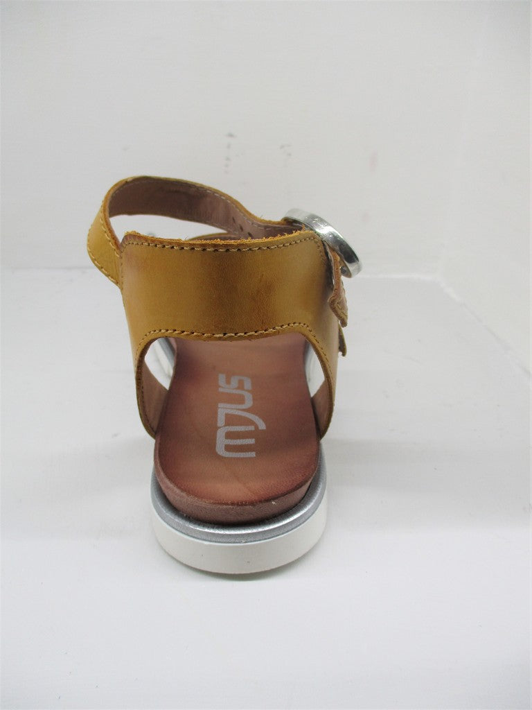 Sandalo Pelle Donna MJUS 740019 Senape