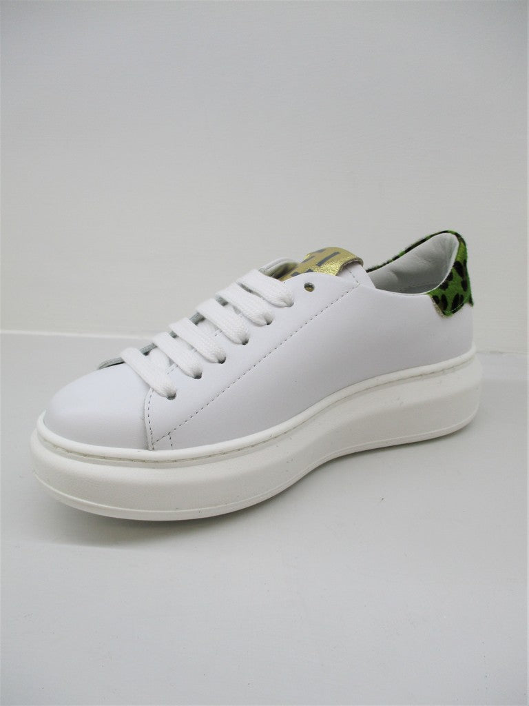 Sneaker pelle donna GIO+ G406A bianca