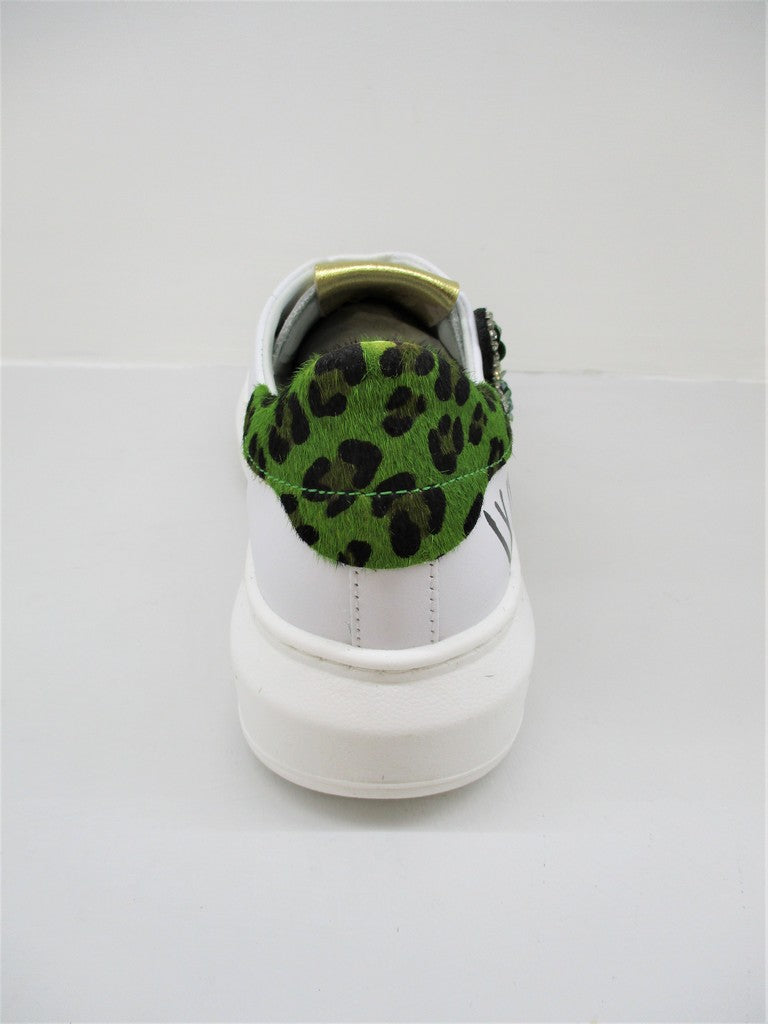 Sneaker pelle donna GIO+ G406A bianca