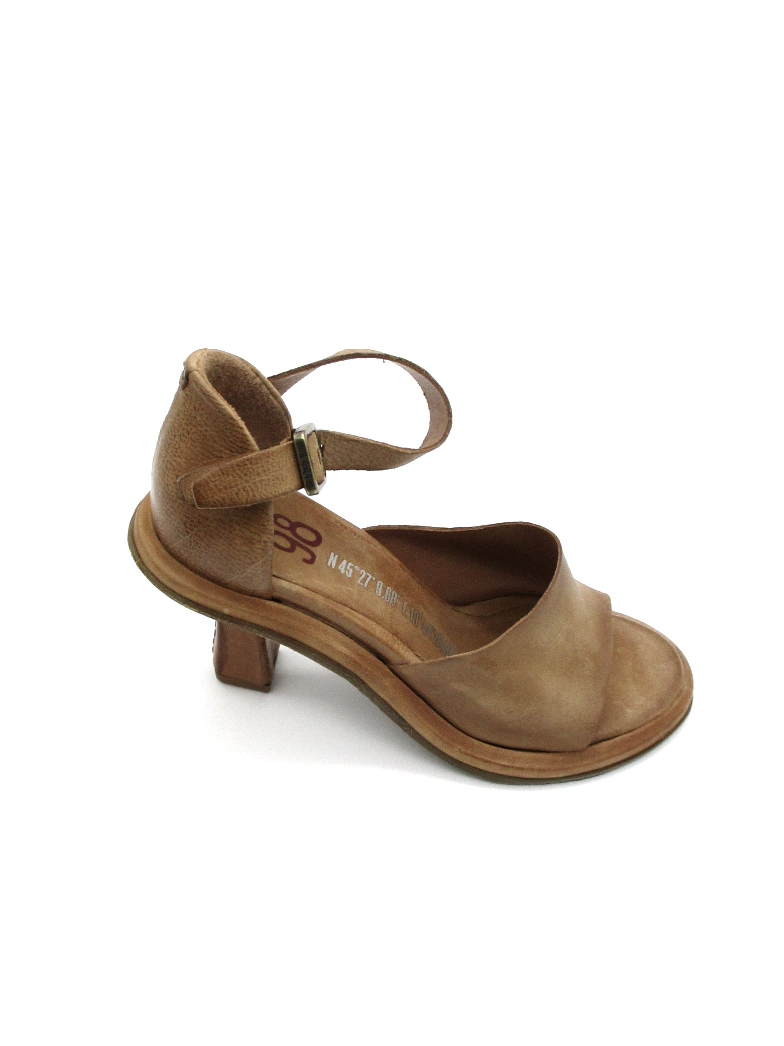 Sandalo in pelle donna As98 Sagita Camel - B22006 -