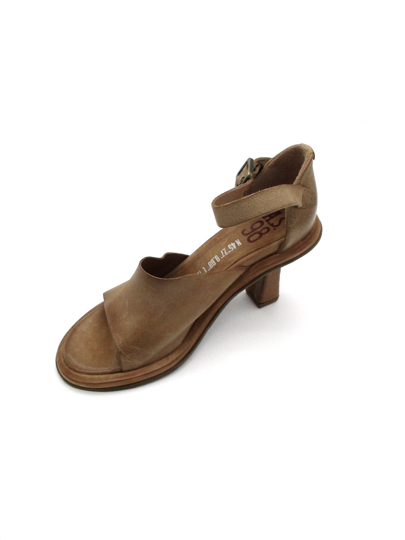 Sandalo in pelle donna As98 Sagita Camel - B22006 -