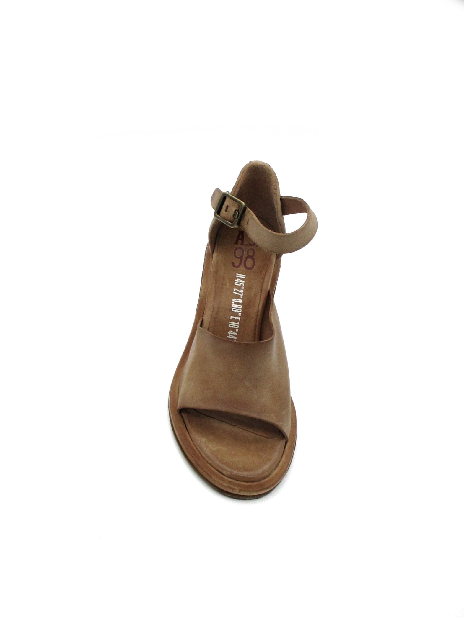 Sandalo in pelle donna As98 Sagita Camel - B22006 -