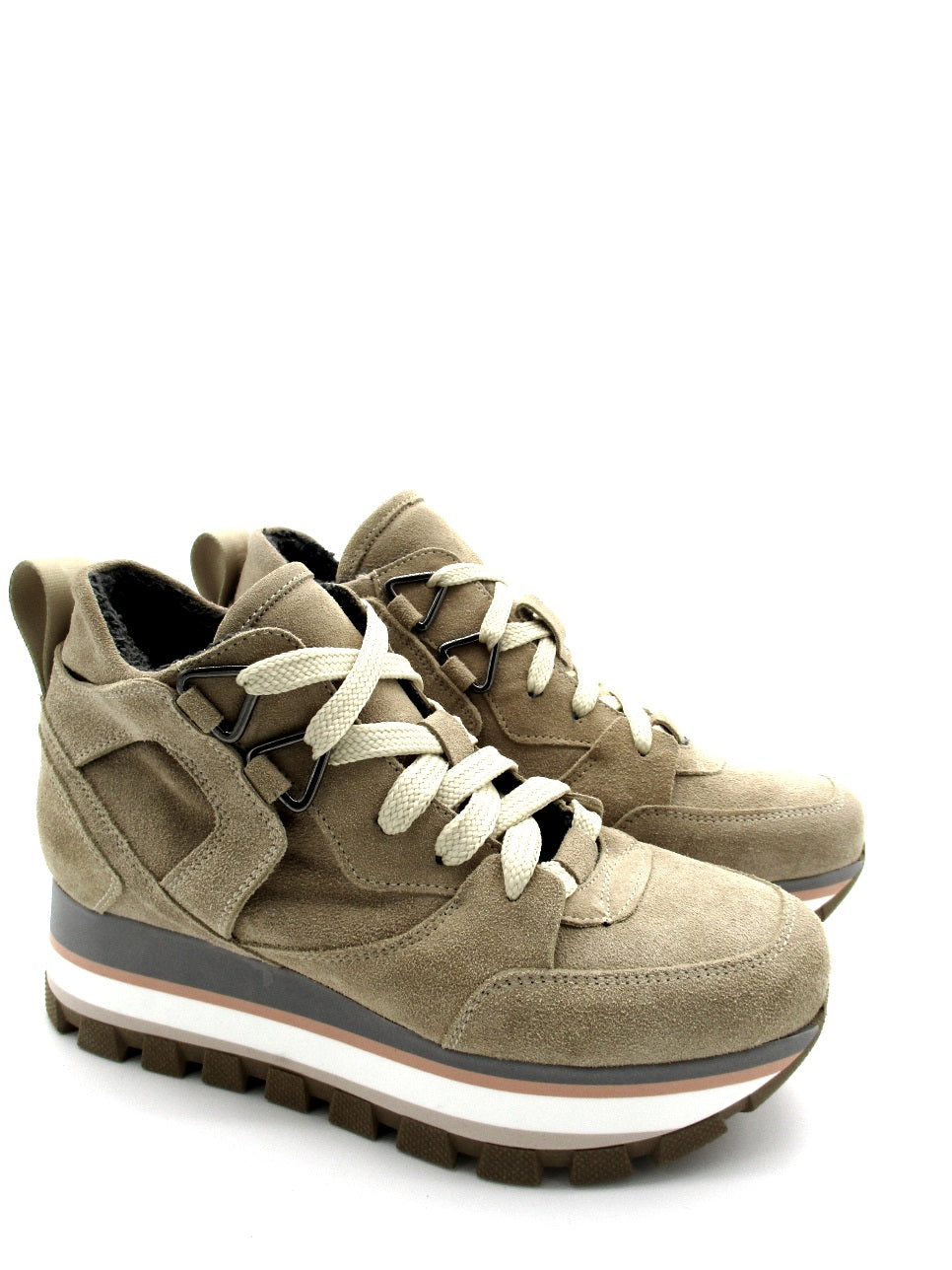 Sneaker Margot 2052 pelle donna JANET & JANET Sabbia